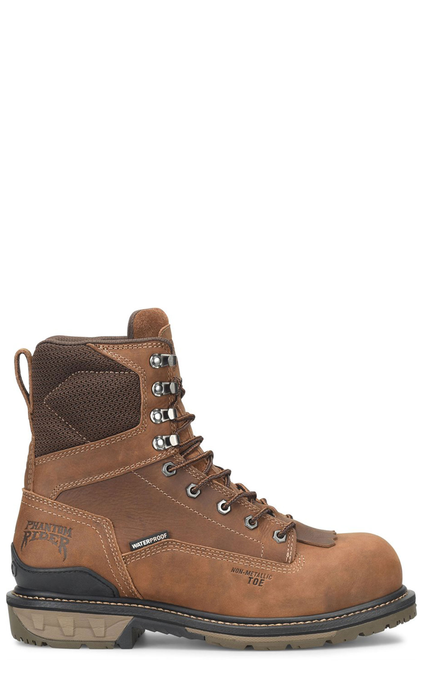 Double H Men's Phantom Brown Leather Composite Safety Toe Work Boots - Image 1