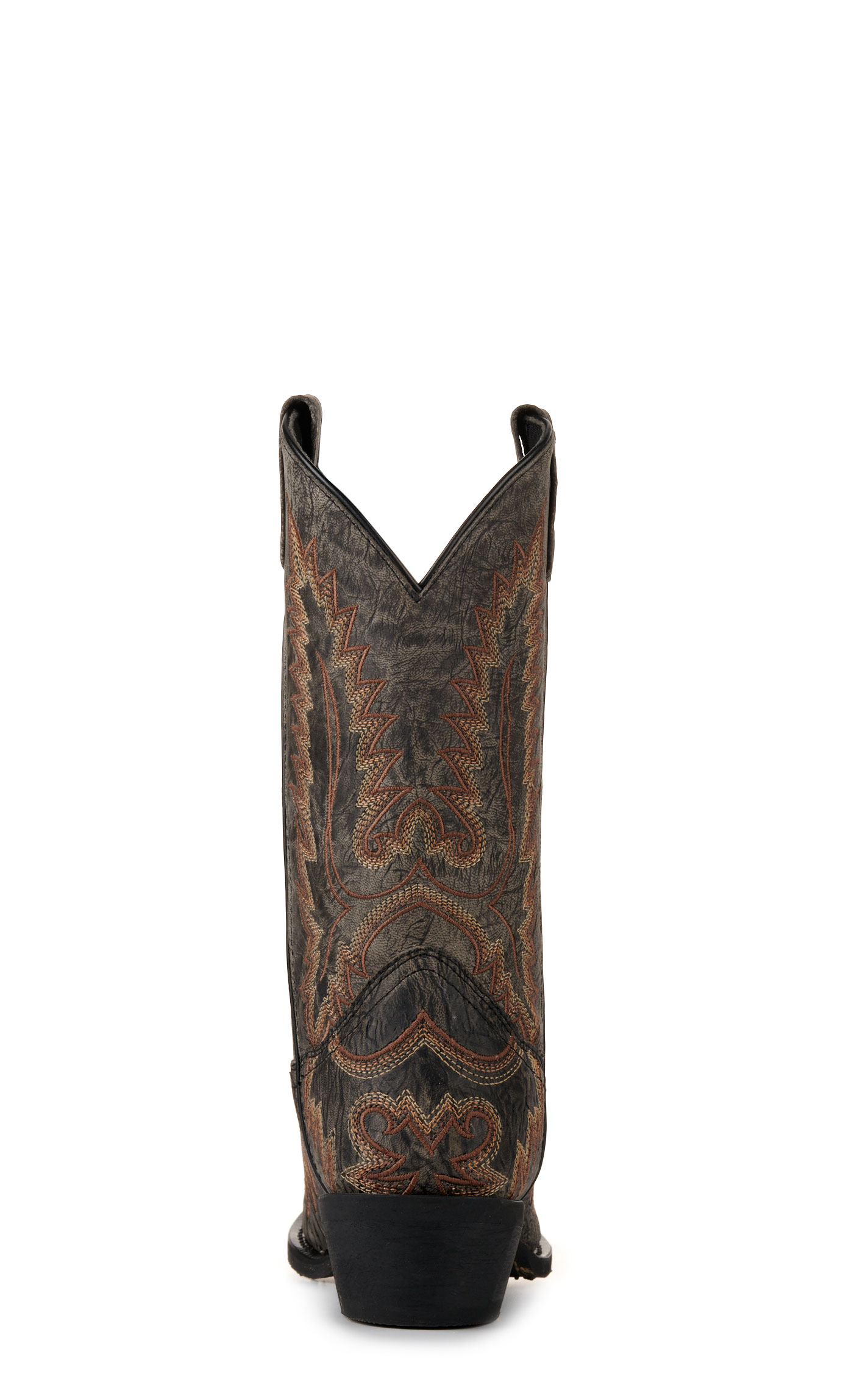 Laredo Men's Kilpatrick Distressed Gray Snip Toe Cowboy Boots - Image 1