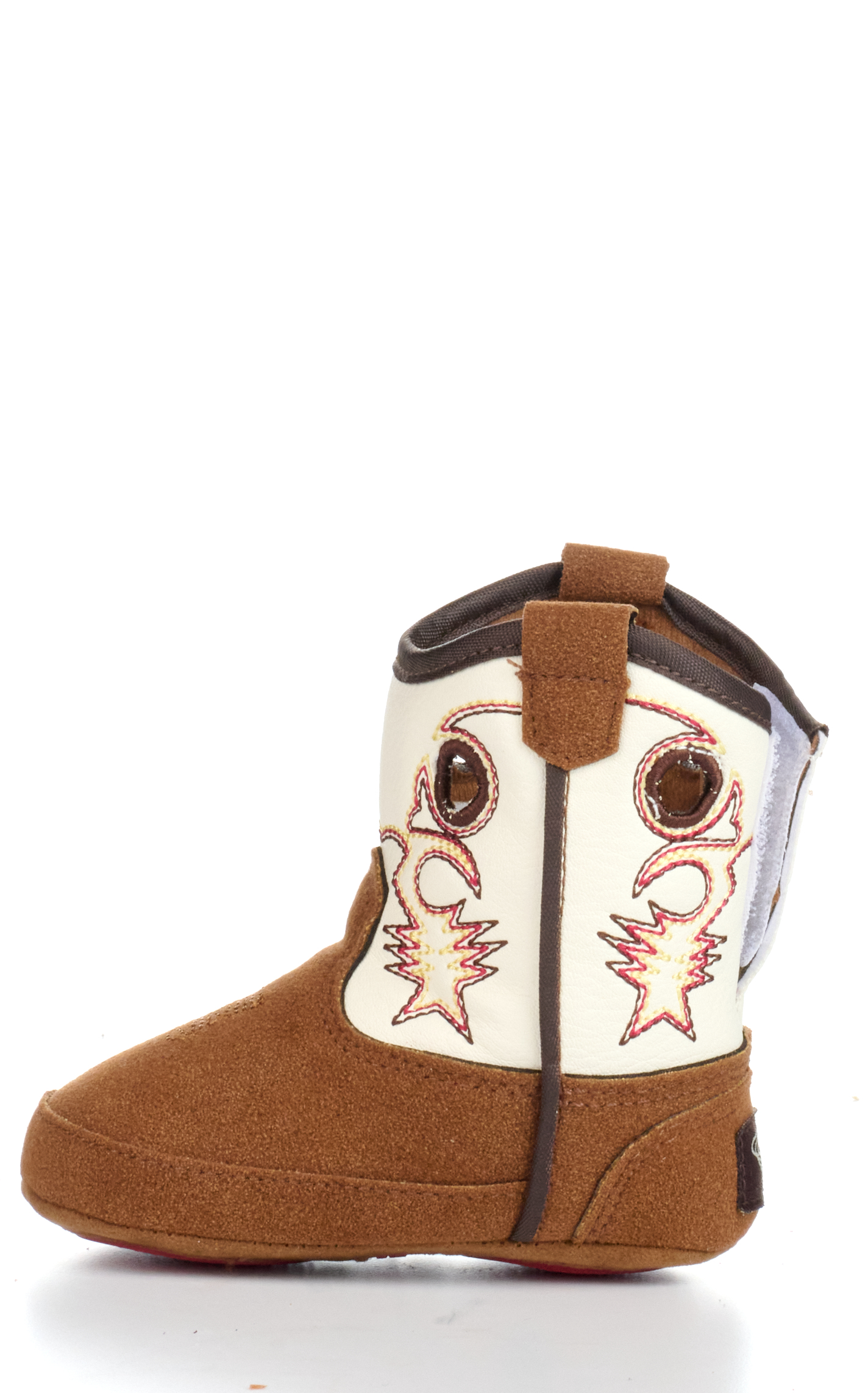 Twister Infant Baby Bucker Trey Tan and White Cowboy Boots - Image 1