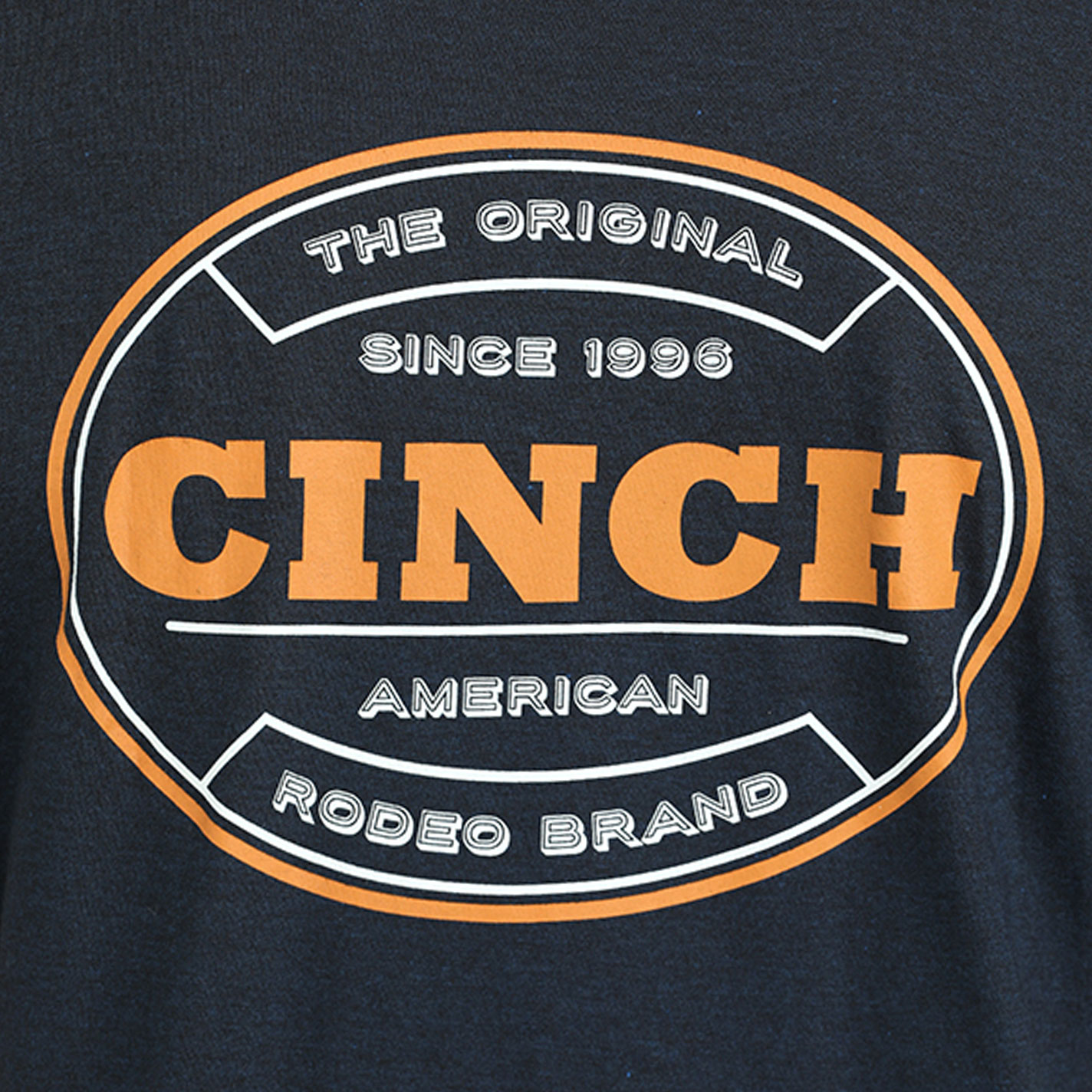 Cinch Men's Midnight Navy Oval Logo Graphic T-Shirt - Image 1