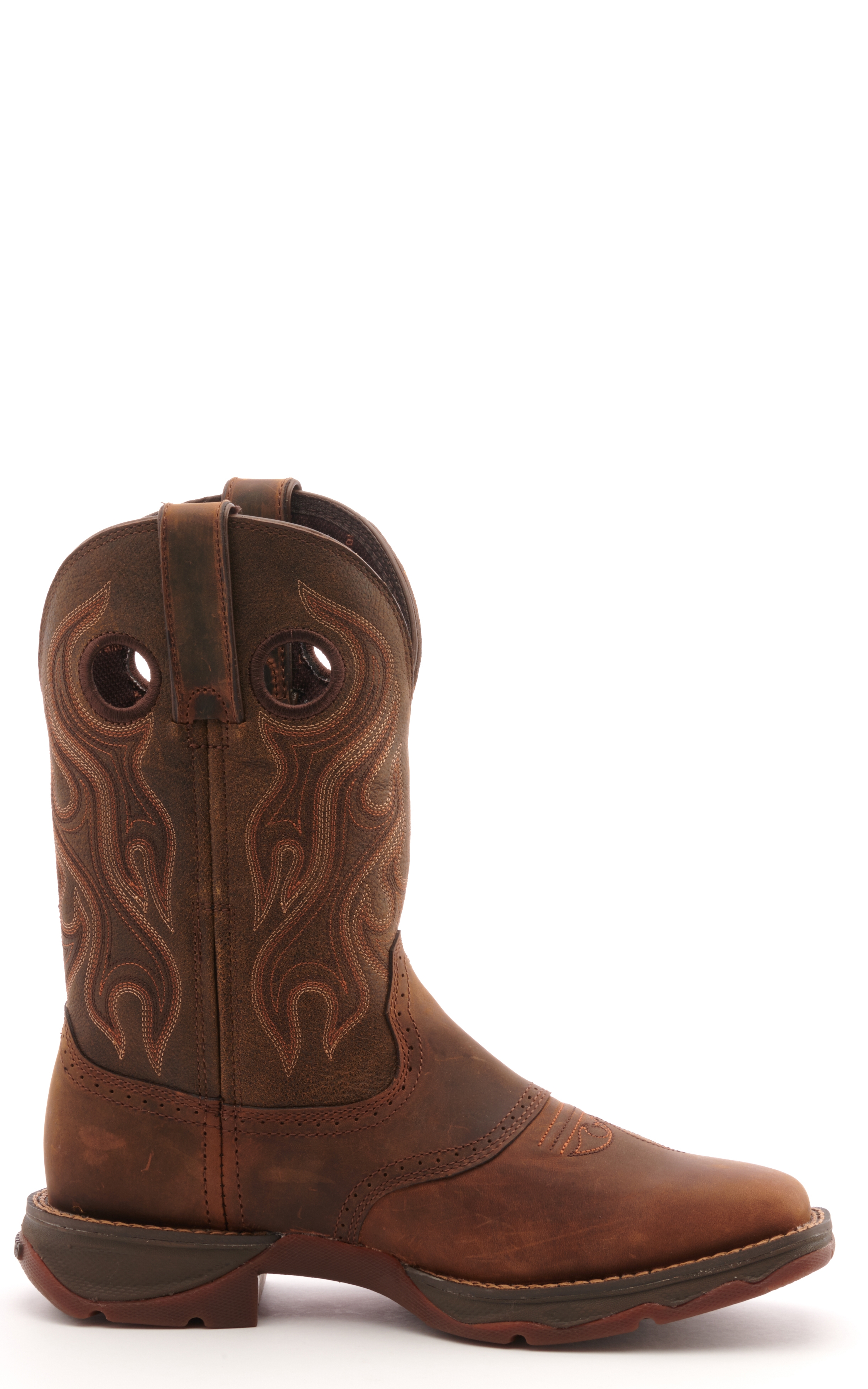Durango Women's Rebel Trail Brown Wide Square Toe Cowboy Boots - Cavender's Exclusive - Image 1
