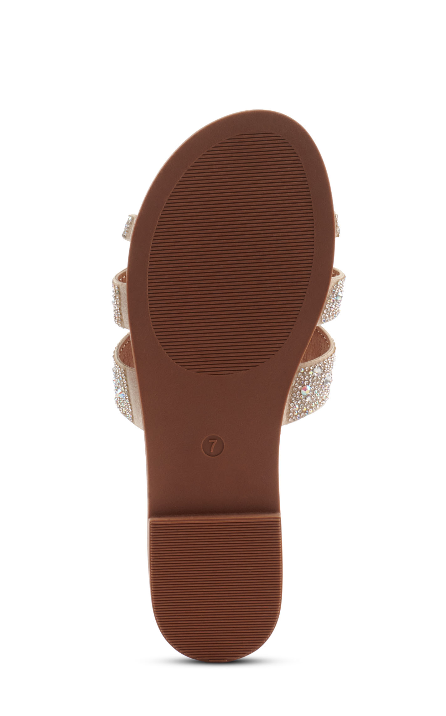 Corky's Pizzazz Tan with Bling Slide Sandal - Image 1