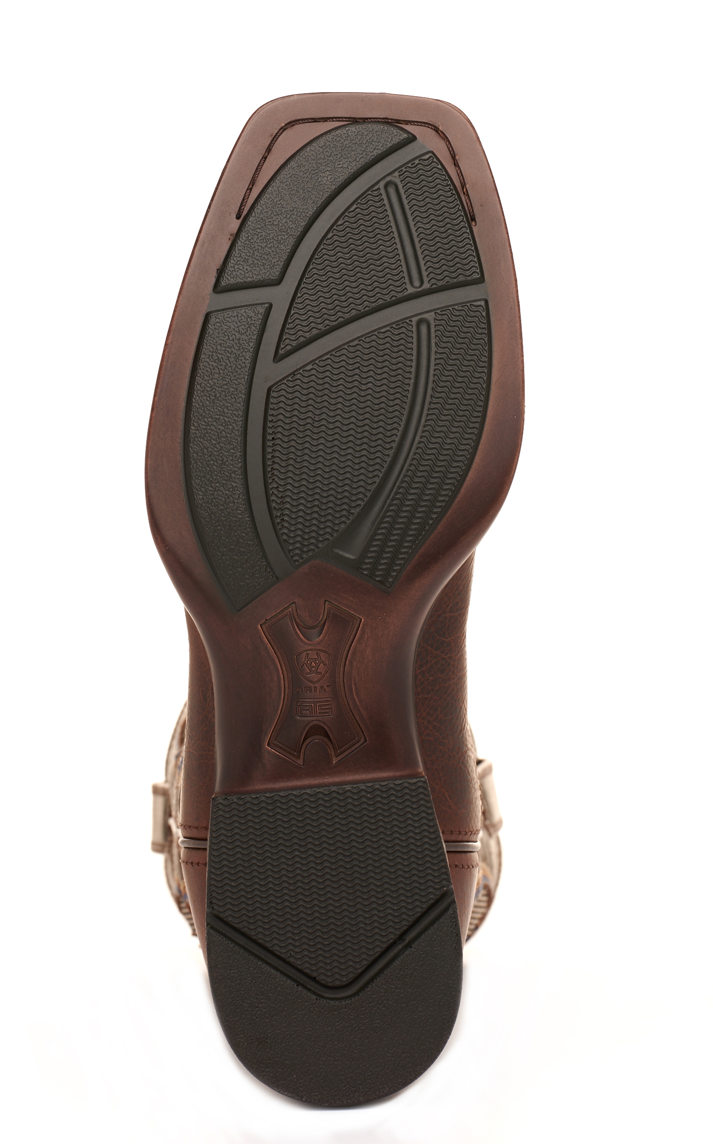 Ariat Men's Solado VentTEK Dark Whiskey Bantamweight Wide Square Toe Cowboy Boots - Image 1