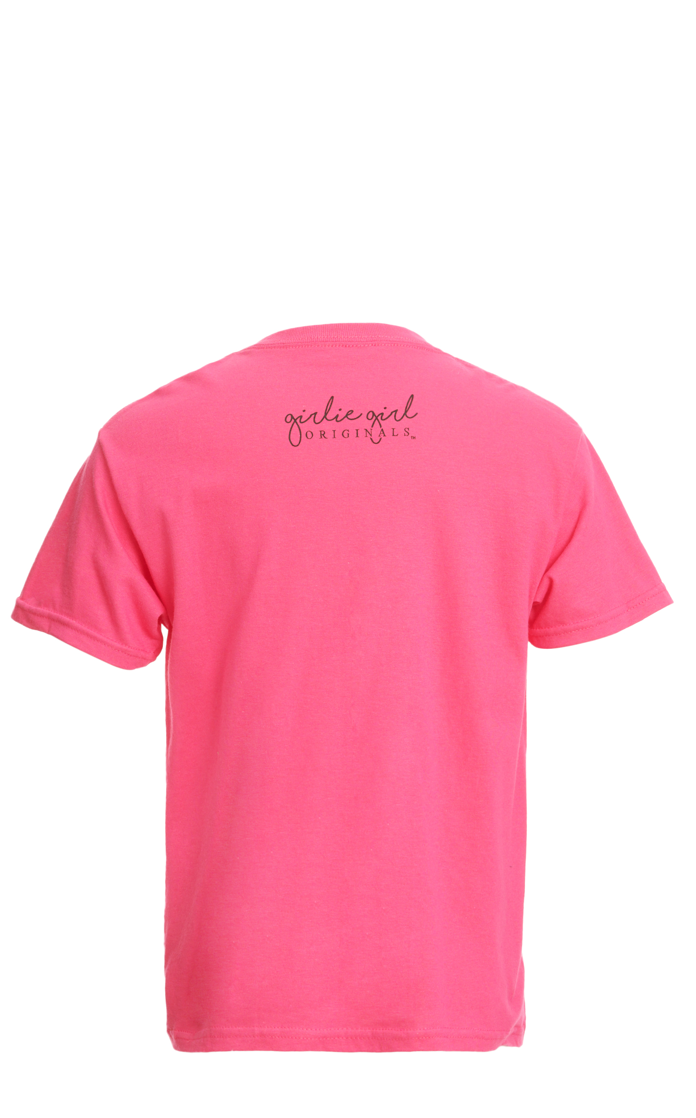 Girlie Girl Girl's Hot Pink Lightning Bolt Mama Graphic Short Sleeve T-Shirt - Image 1