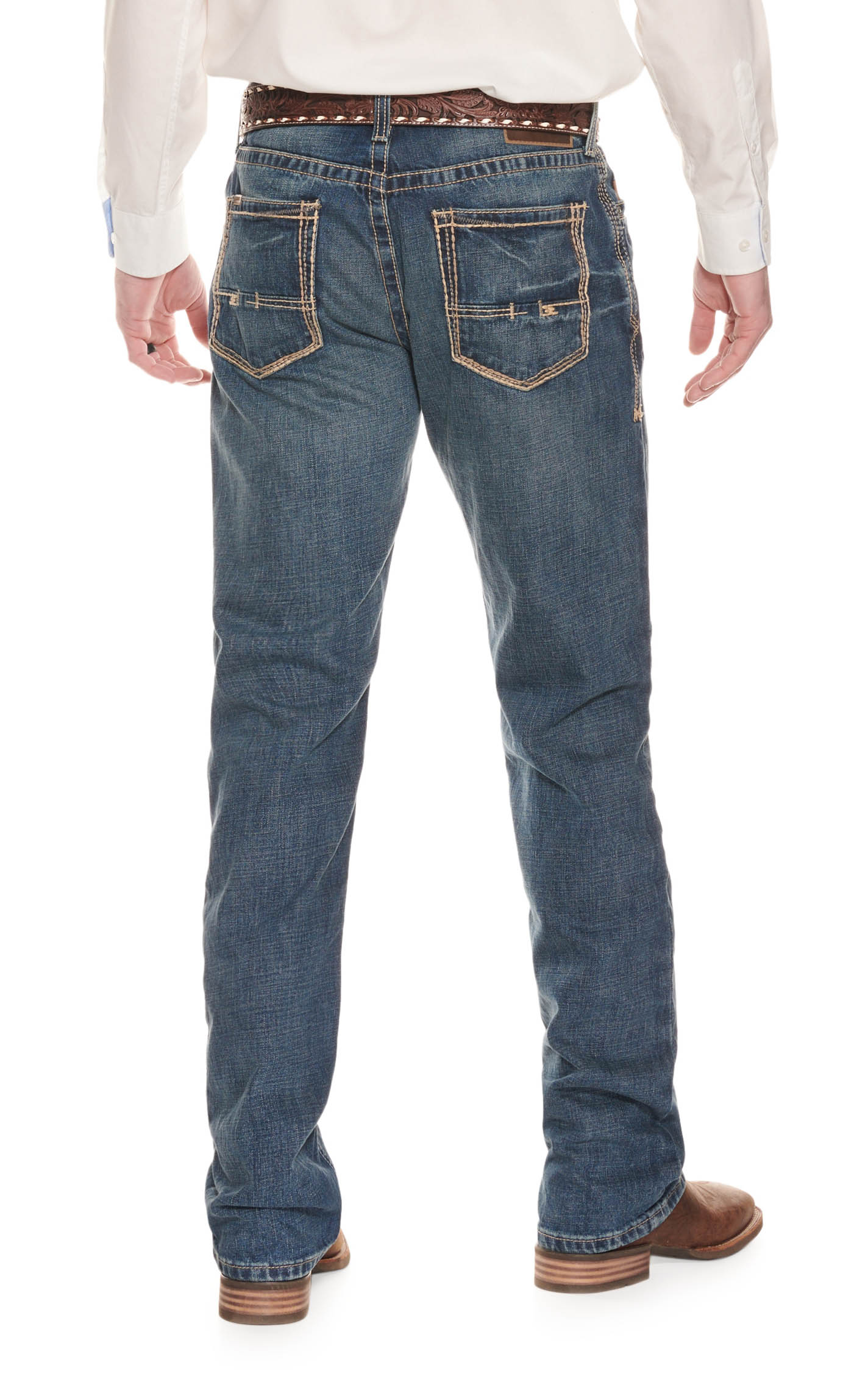 Ariat Men's M4 Boundary Relaxed Fit Low Rise Boot Cut Jeans - Image 1