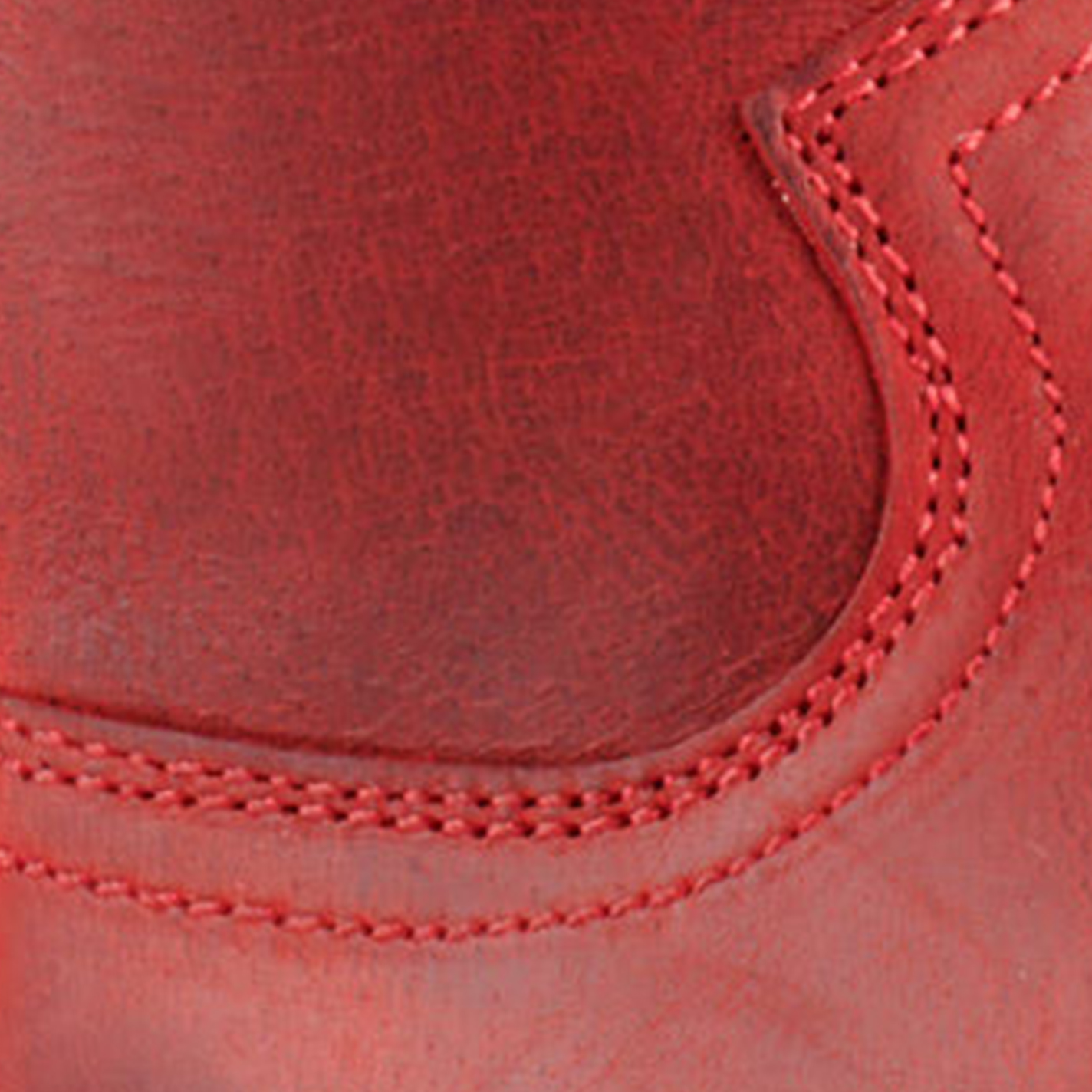Justin Women's Holland Red Round Toe Roper Cowboy Boots - Image 1