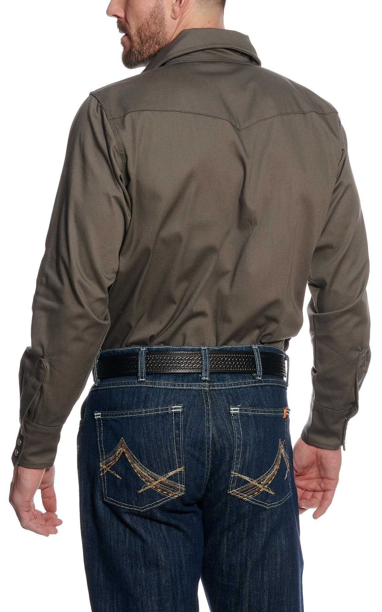 Lapco Gray Flame Resistant Workshirt - Big & Tall - Image 1