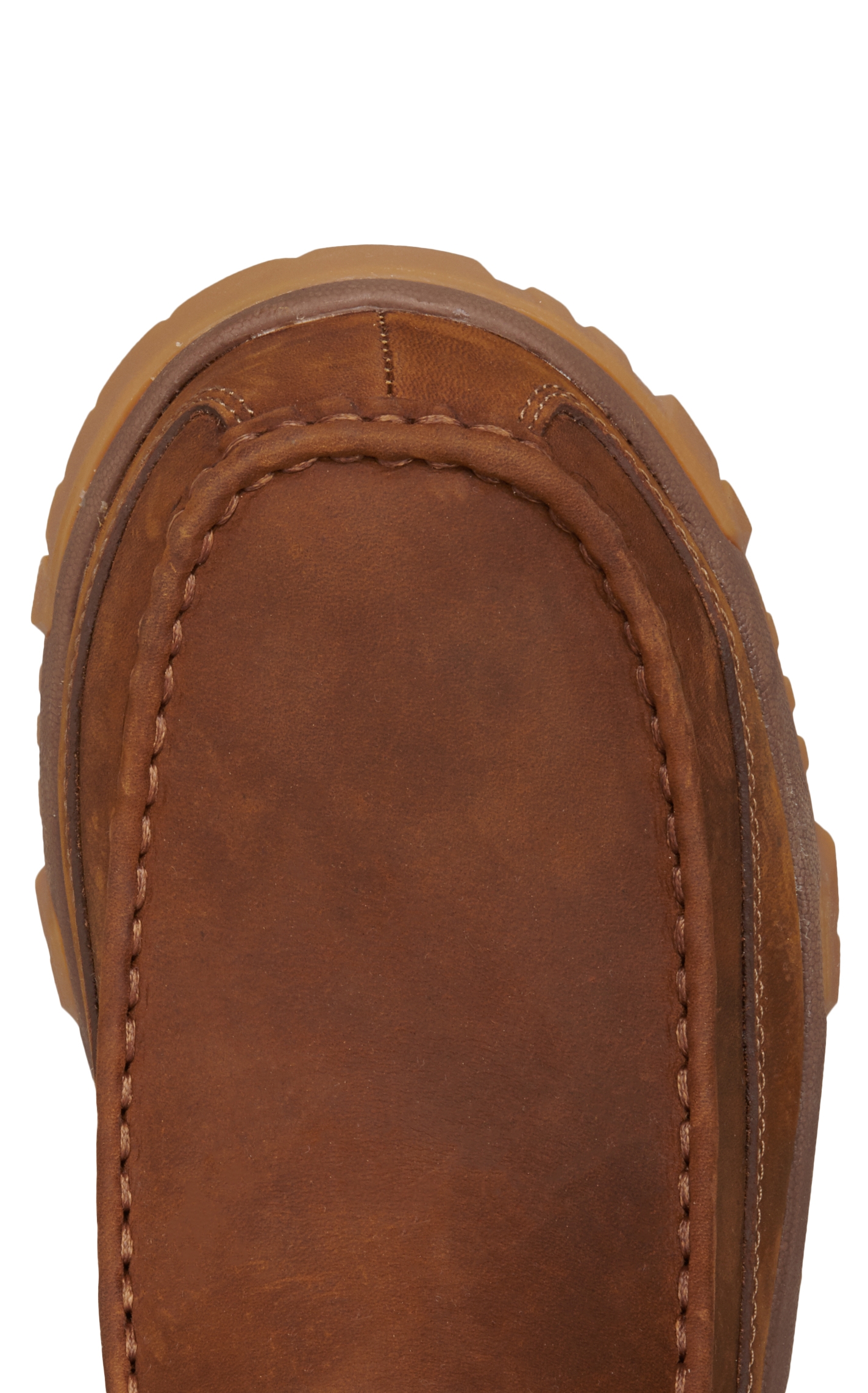 Twisted X Men's Distressed Saddle Brown CellStretch MetGuard Round Nano Composite Toe Work Boot - Image 1