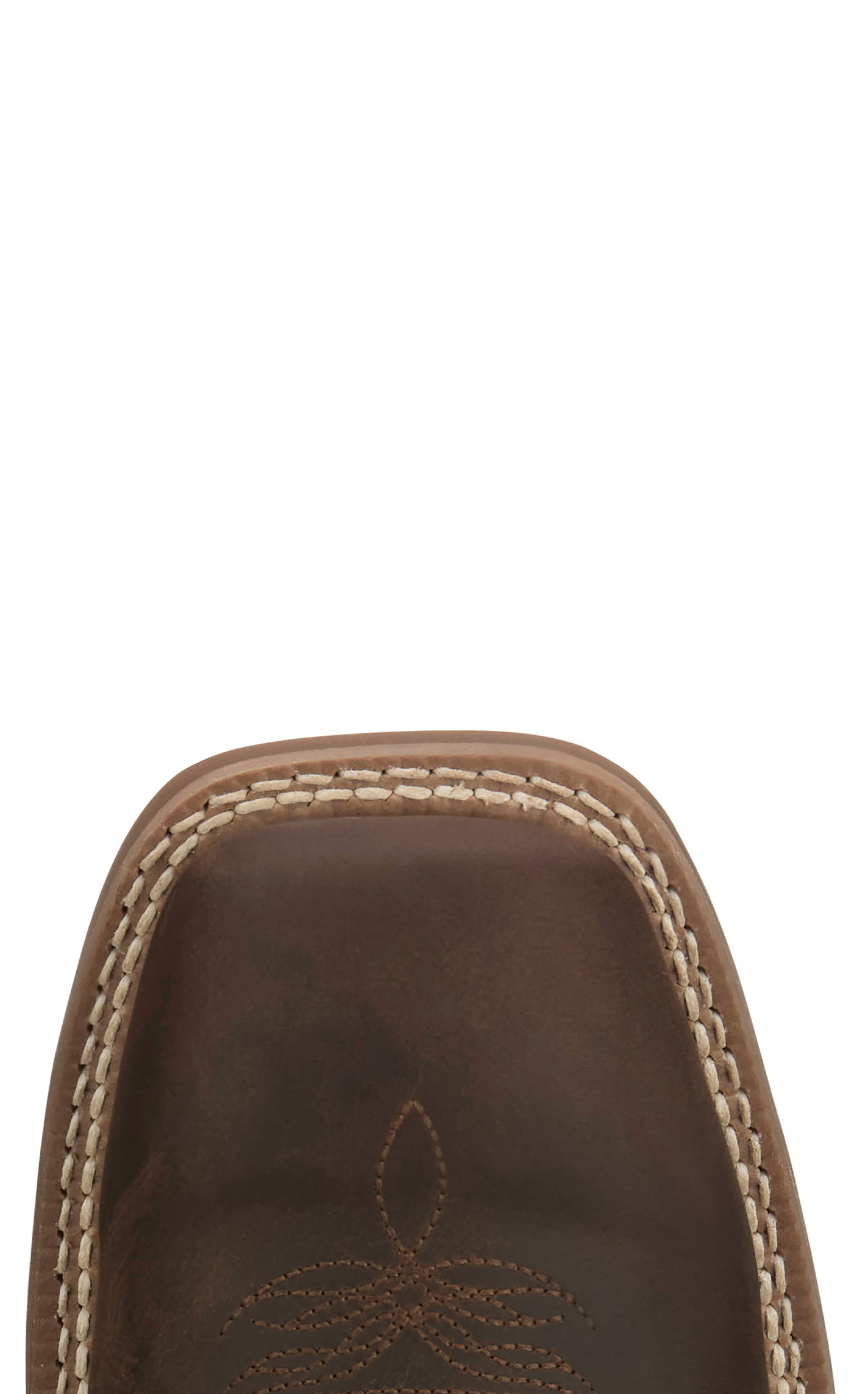 Justin Women’s Frontier Collection Brown & Green Wide Square Toe Boots - Image 1