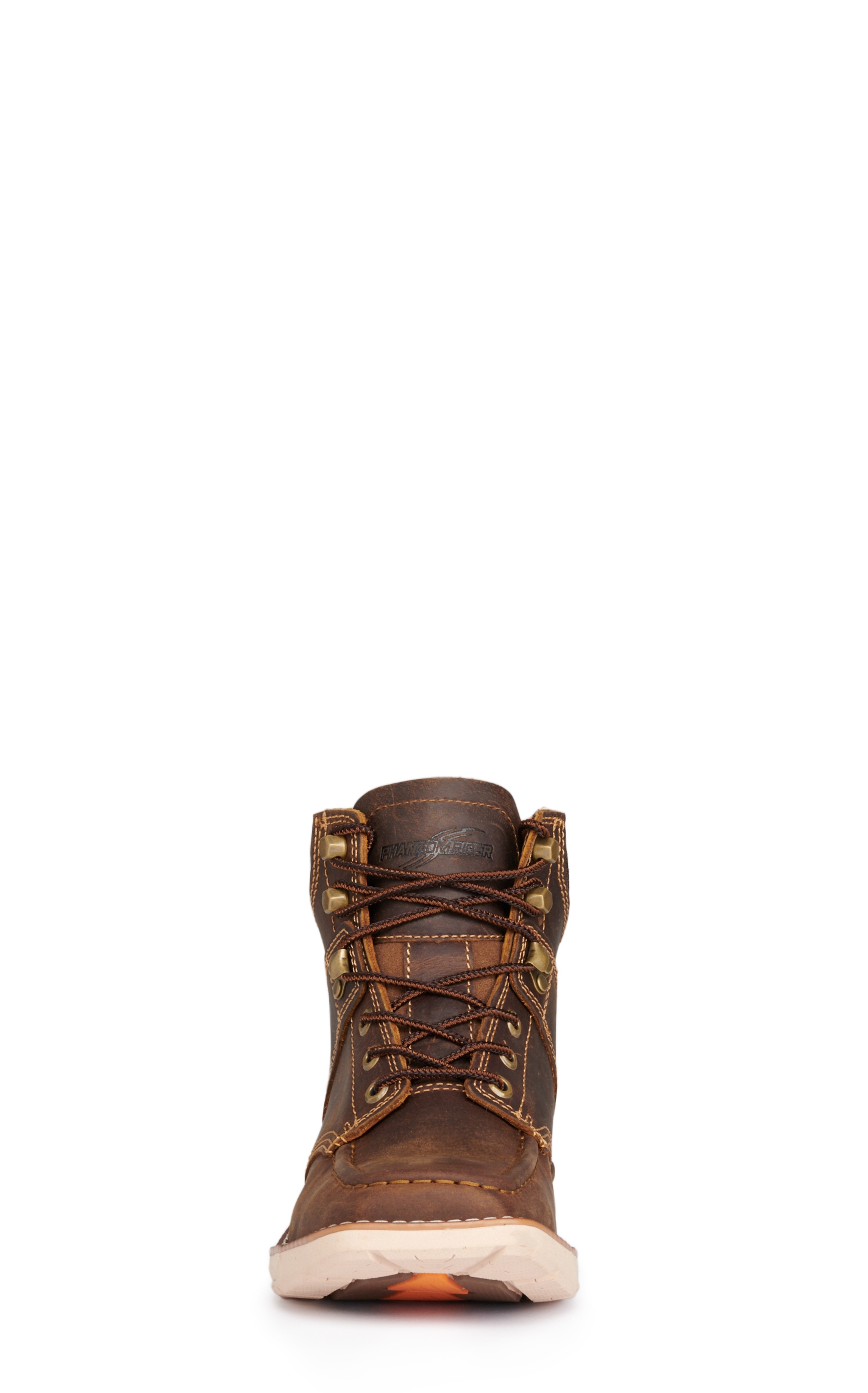 Double H Men's Brunel Sand Phantom Rider Wide Square Moc Toe Lace Up Shoe - Image 1