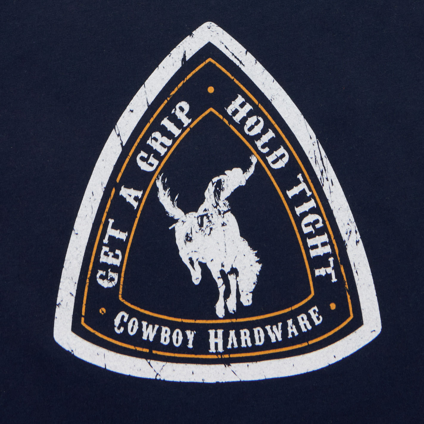 Cowboy Hardware Toddler Boy's Navy Get A Grip Graphic T-Shirt - Image 1