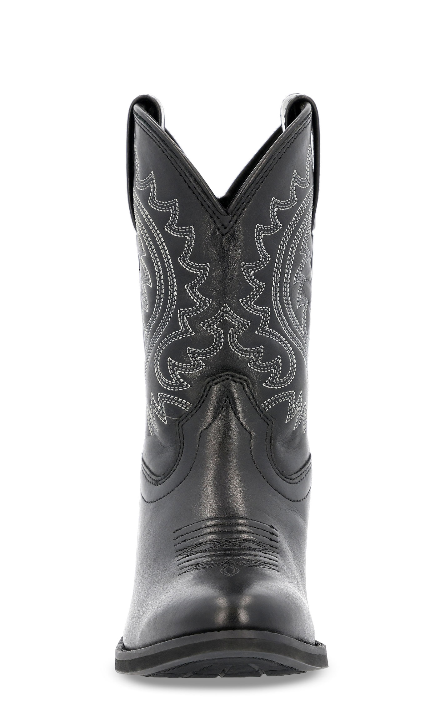 Durango Youth Black Shyloh Round Toe Cowboy Boots - Image 1