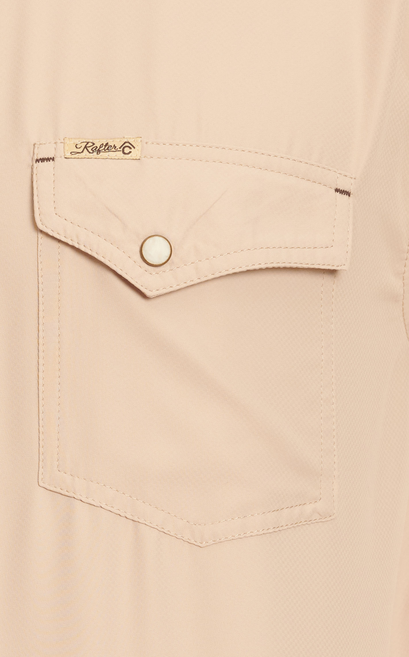 Rafter C Outdoors Men's Khaki Long Sleeve Fishing Shirt - Image 3