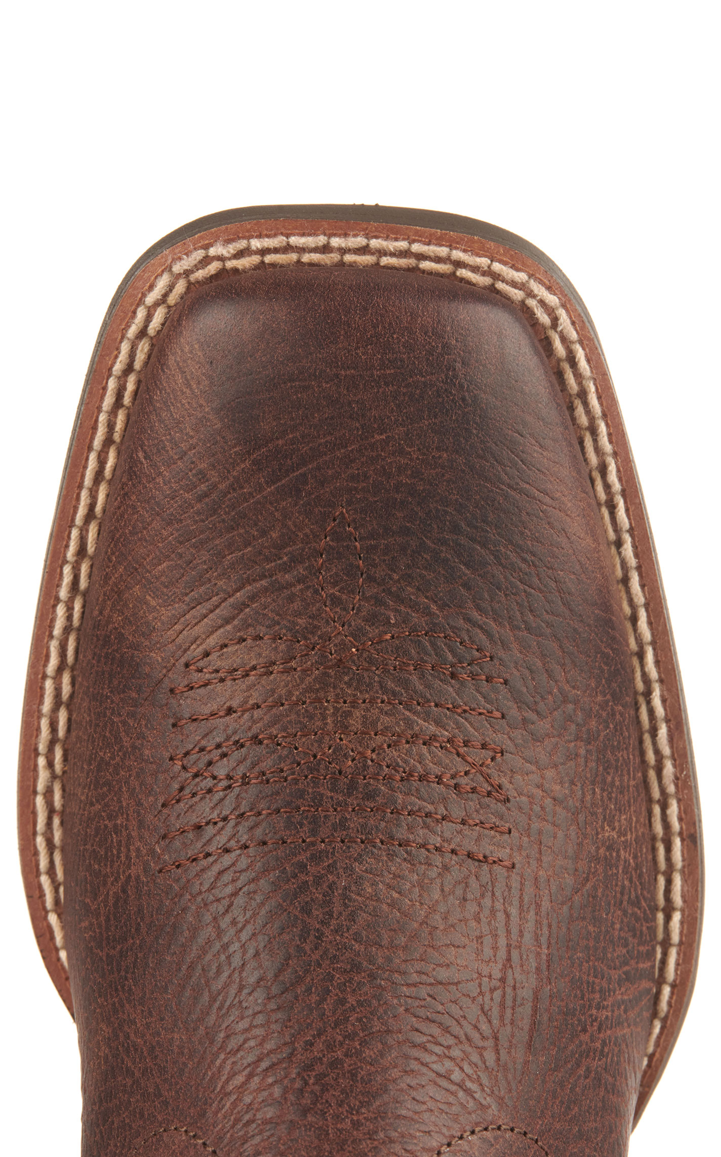 Ariat Kids' Wilder Brown and Deep Teal Green Shock Shield Wide Square Toe Cowboy Boots - Image 1