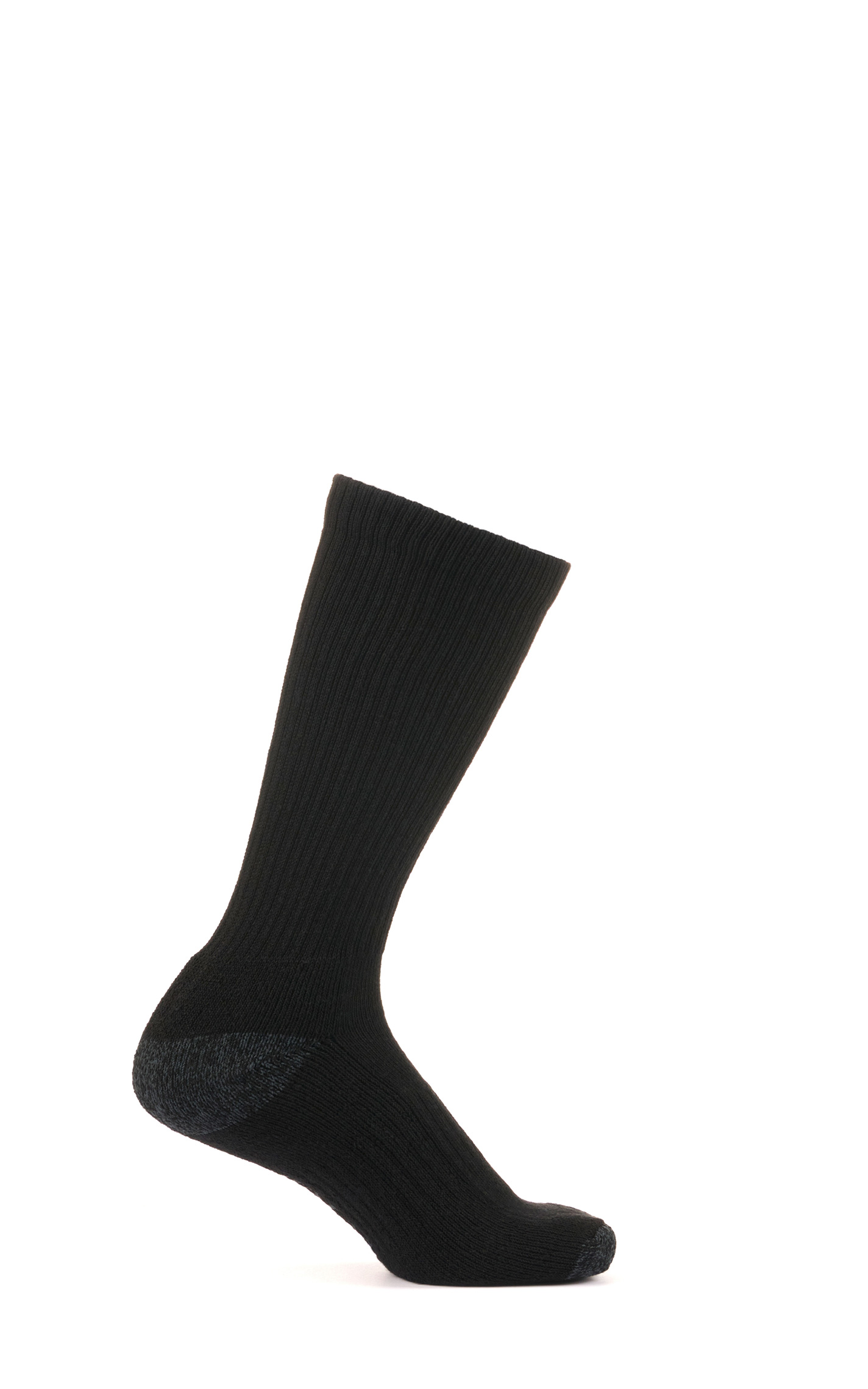 Boot Doctor Men's Black Crew 2Pk Work Socks - Image 1