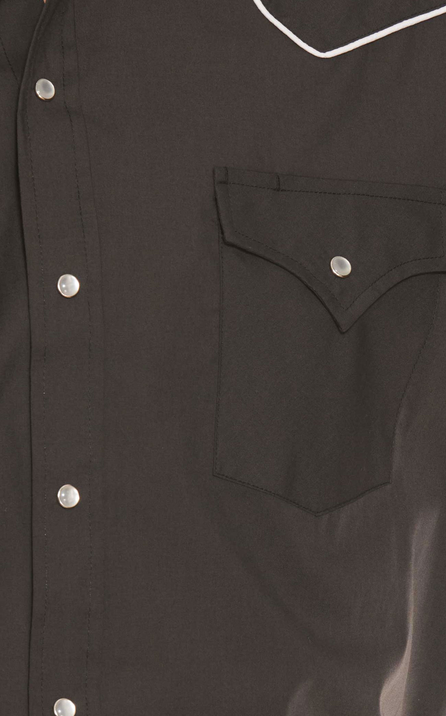 Ely Cattleman Black Western Shirt - Big & Tall - Image 1