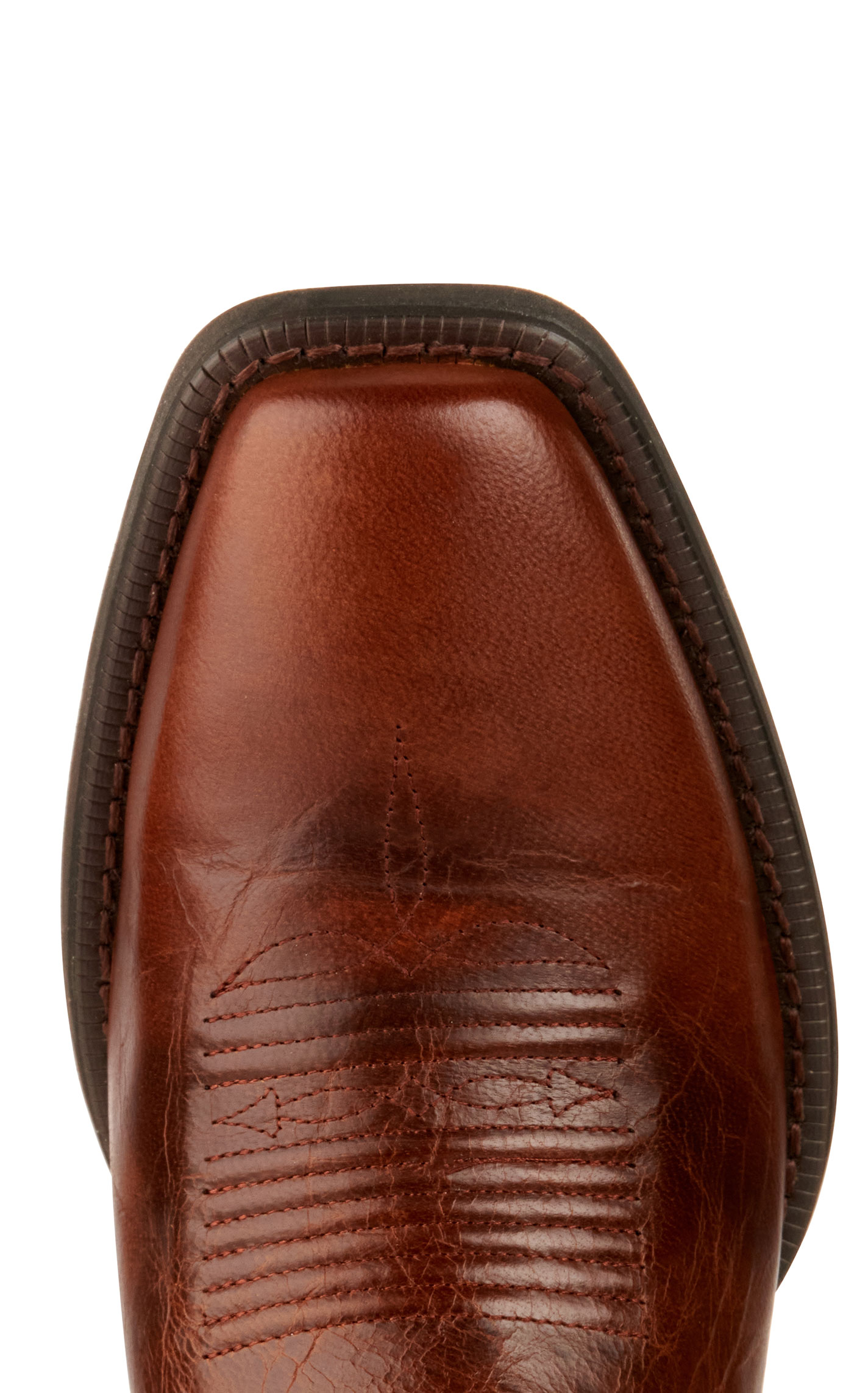 Ariat Men's Sport Boss Man Rich Cognac Punchy Square Toe Cowboy Boots - Image 1