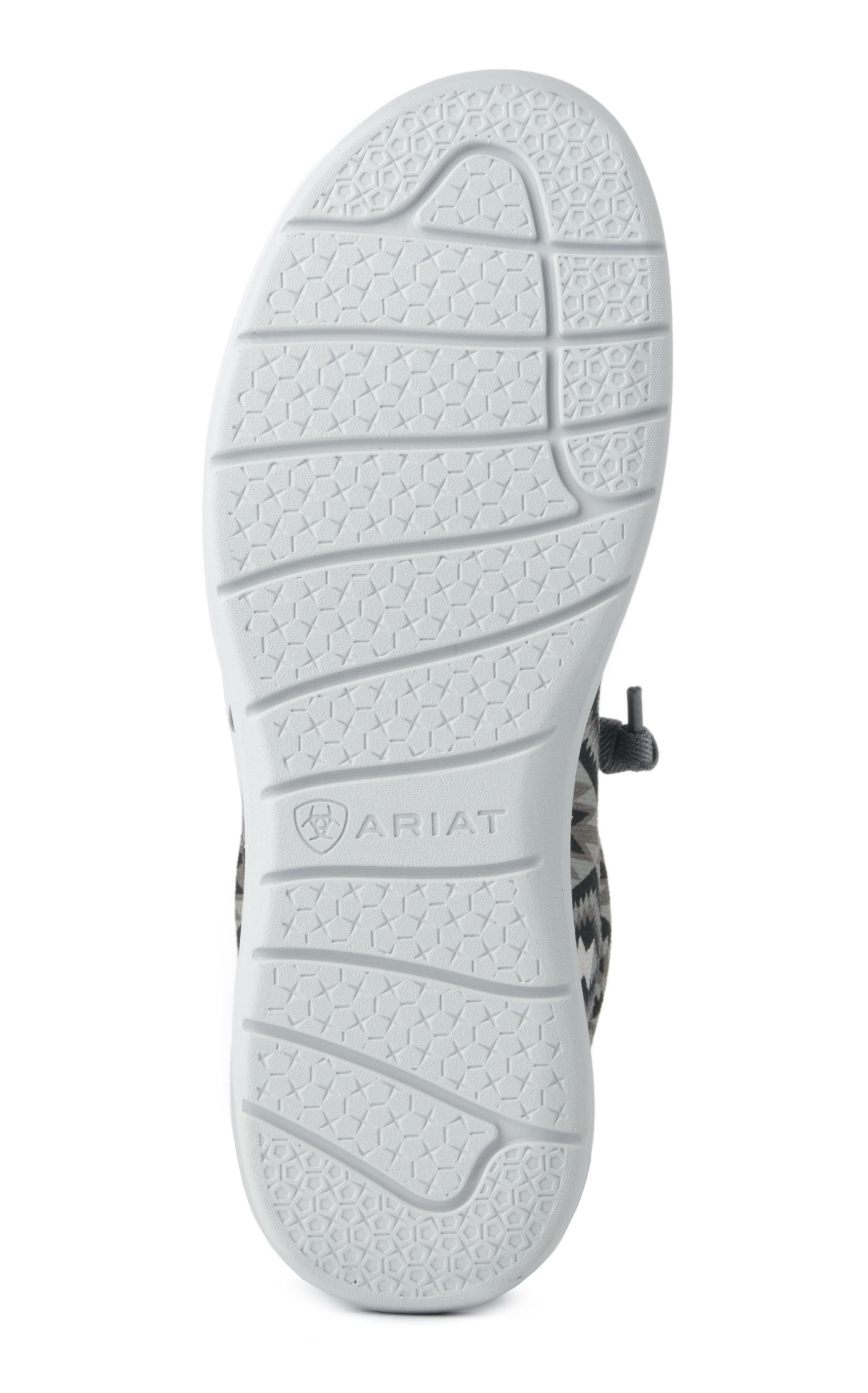 Ariat Men's Hilo Gray Aztec Print Moc Toe Lace Up Casual Shoe - Image 1