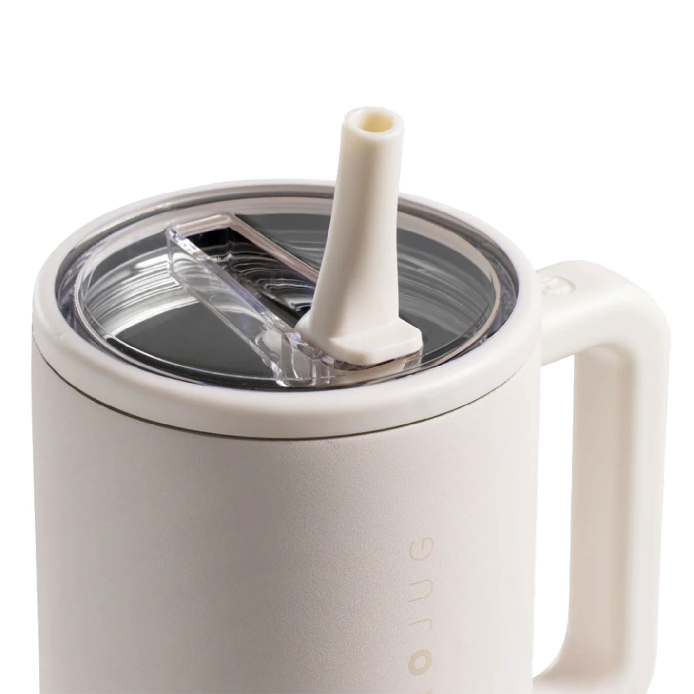 HydroJug Cream 40 oz Insulated Traveler Mug  - Image 1