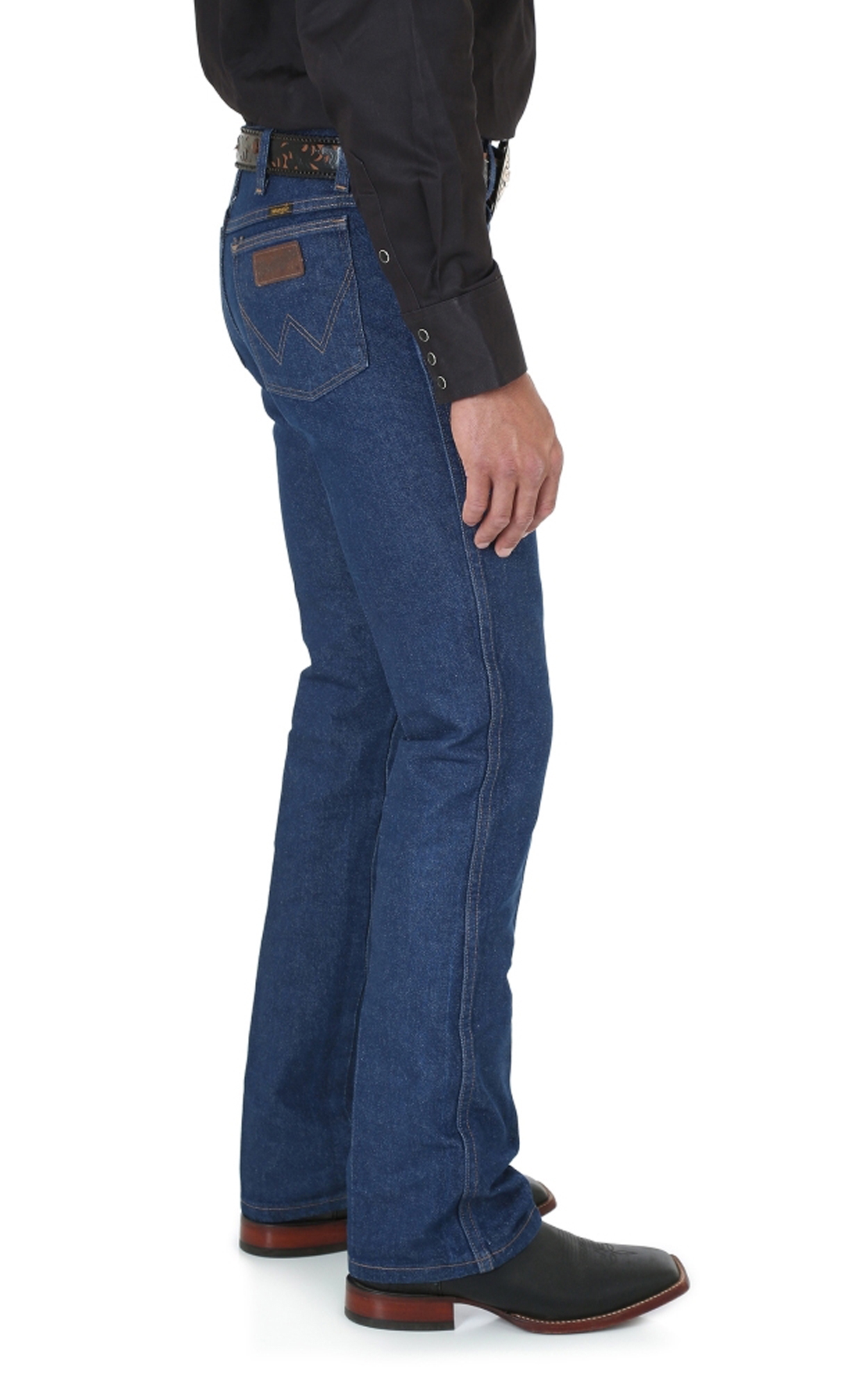Wrangler Rigid Cowboy Cut Boot Cut Slim Fit Jeans - Image 1