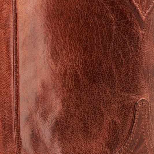 JRC & Sons Men's Todd Mad Dog Goat Leather Round Toe Roper Boot in Peanut Brittle - Image 1