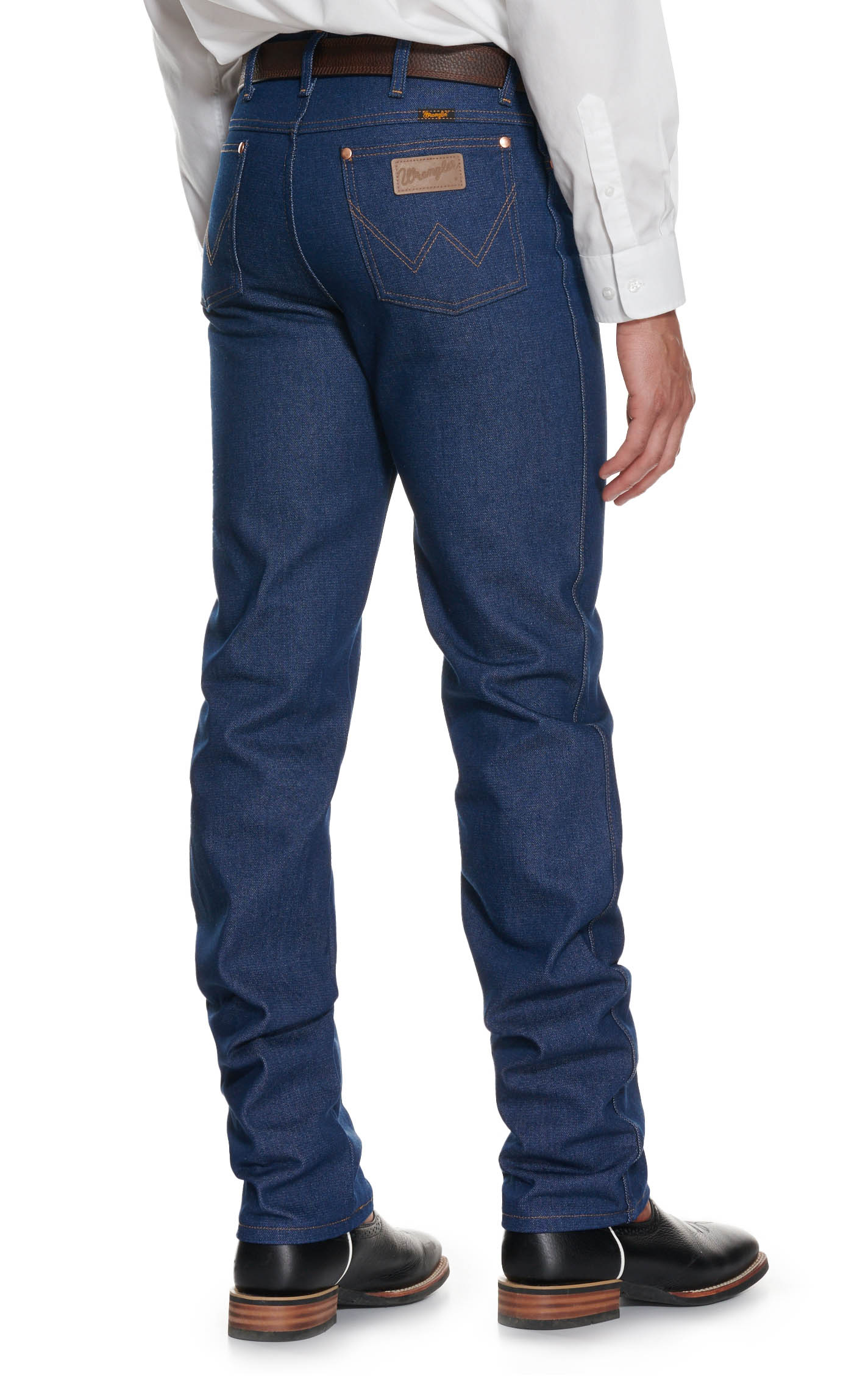Wrangler Men's Rigid Indigo Cowboy Cut Slim Fit Jeans - Image 1