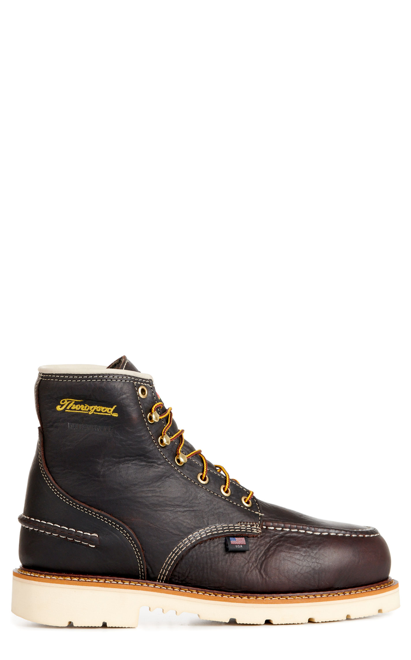 Thorogood Men's 1957 Briar Pitstop Moc Steel Toe 6\