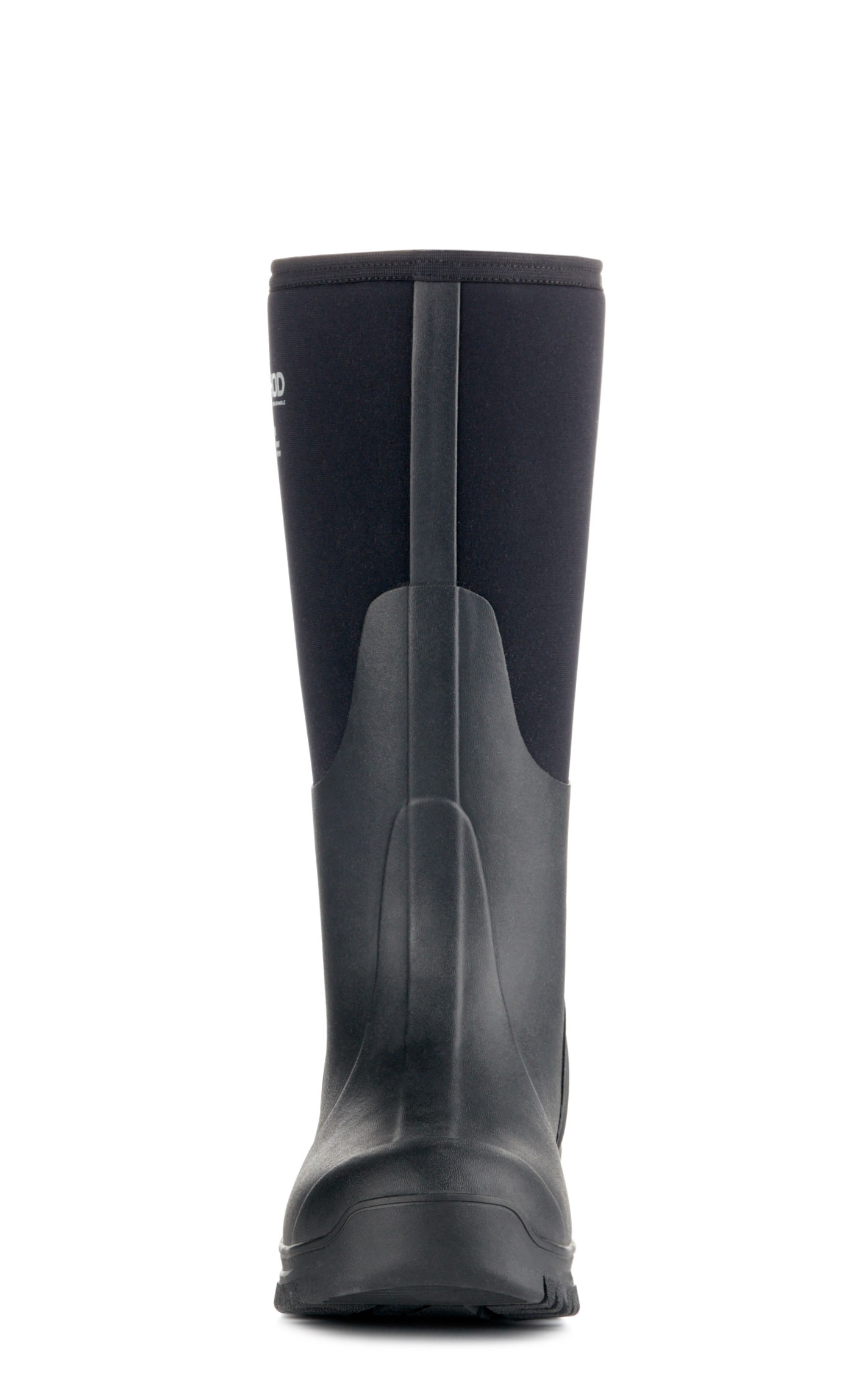 Dryshod Mudcat Hi Black Waterproof Toe Guard Round Toe Rubber Work Boots - Image 1