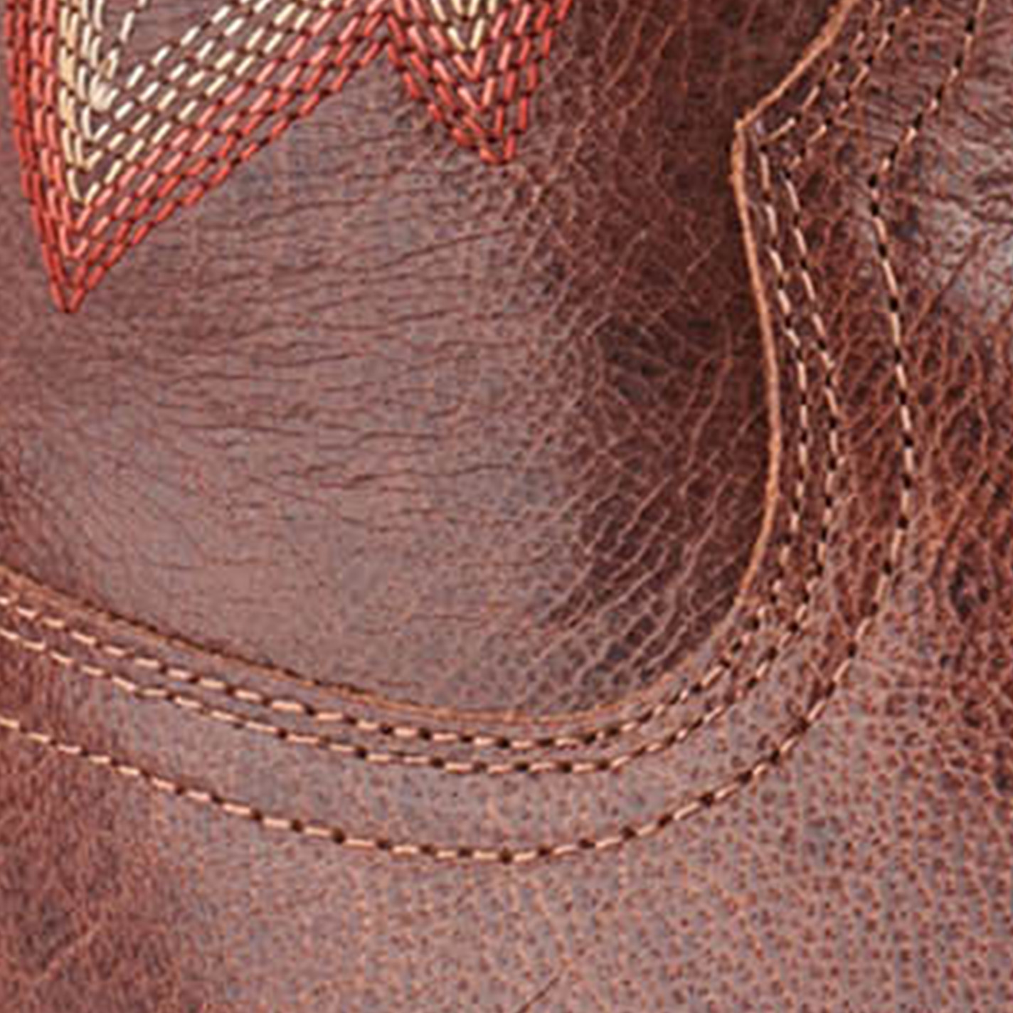 Ariat Women's Breakout Shock Shield Rustic Brown Wide Square Toe Cowboy Boots - Image 1