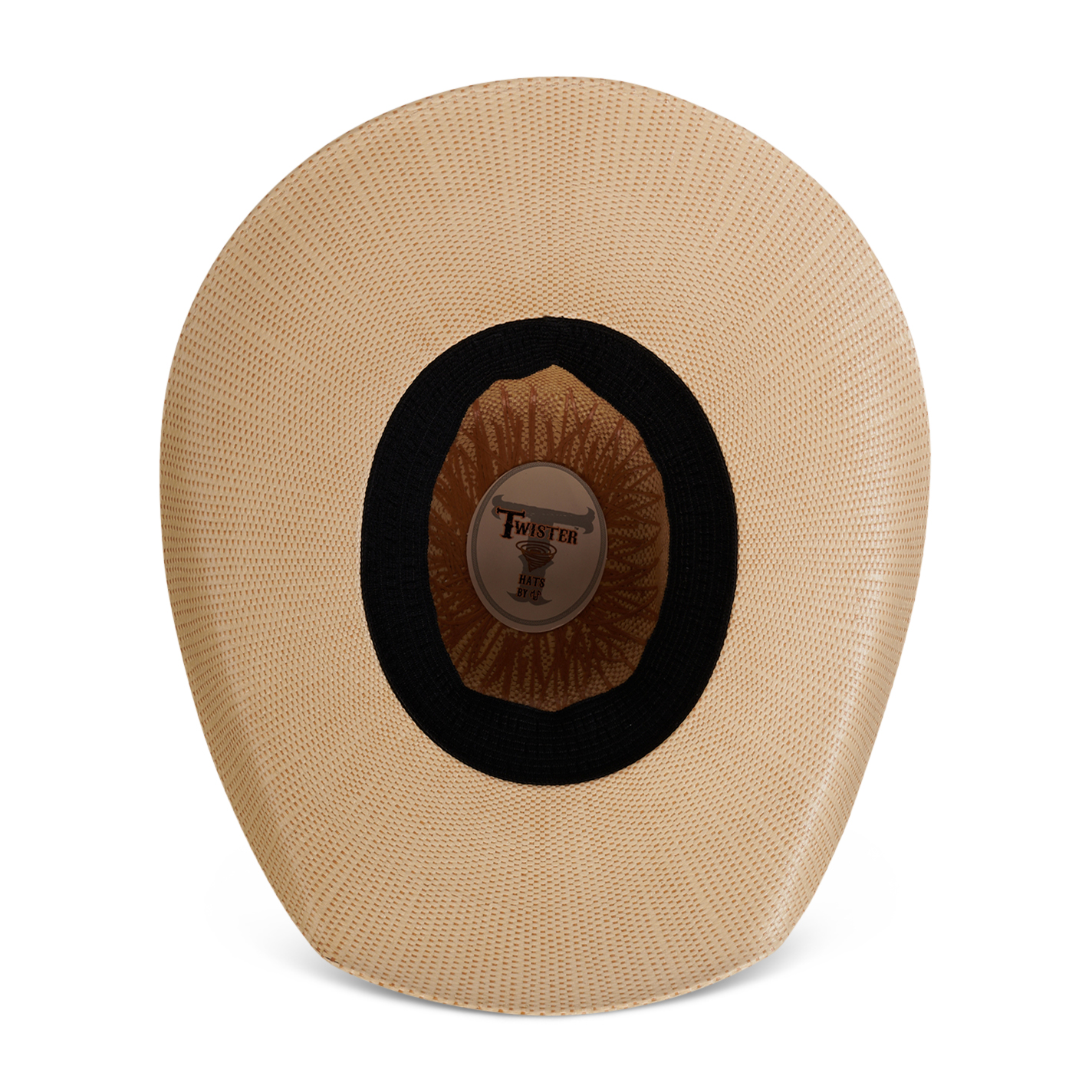 Twister Youth Two Toned Brick Straw Hat - Image 1