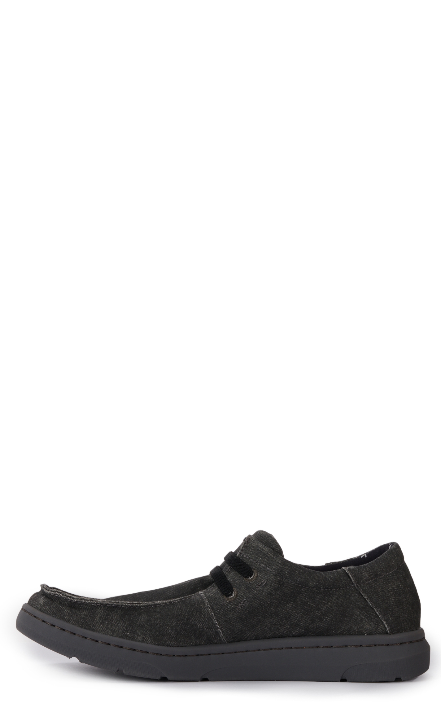Ariat Men's Hilo Charcoal Canvas Moc Toe Lace Up Casual Shoe - Image 1