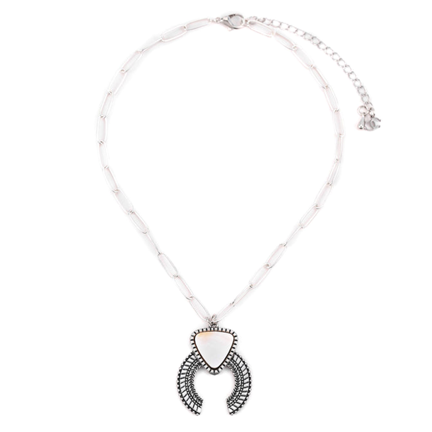 Cowgirl Confetti Silver & Pearl Drifting Dreams Necklace  - Image 1