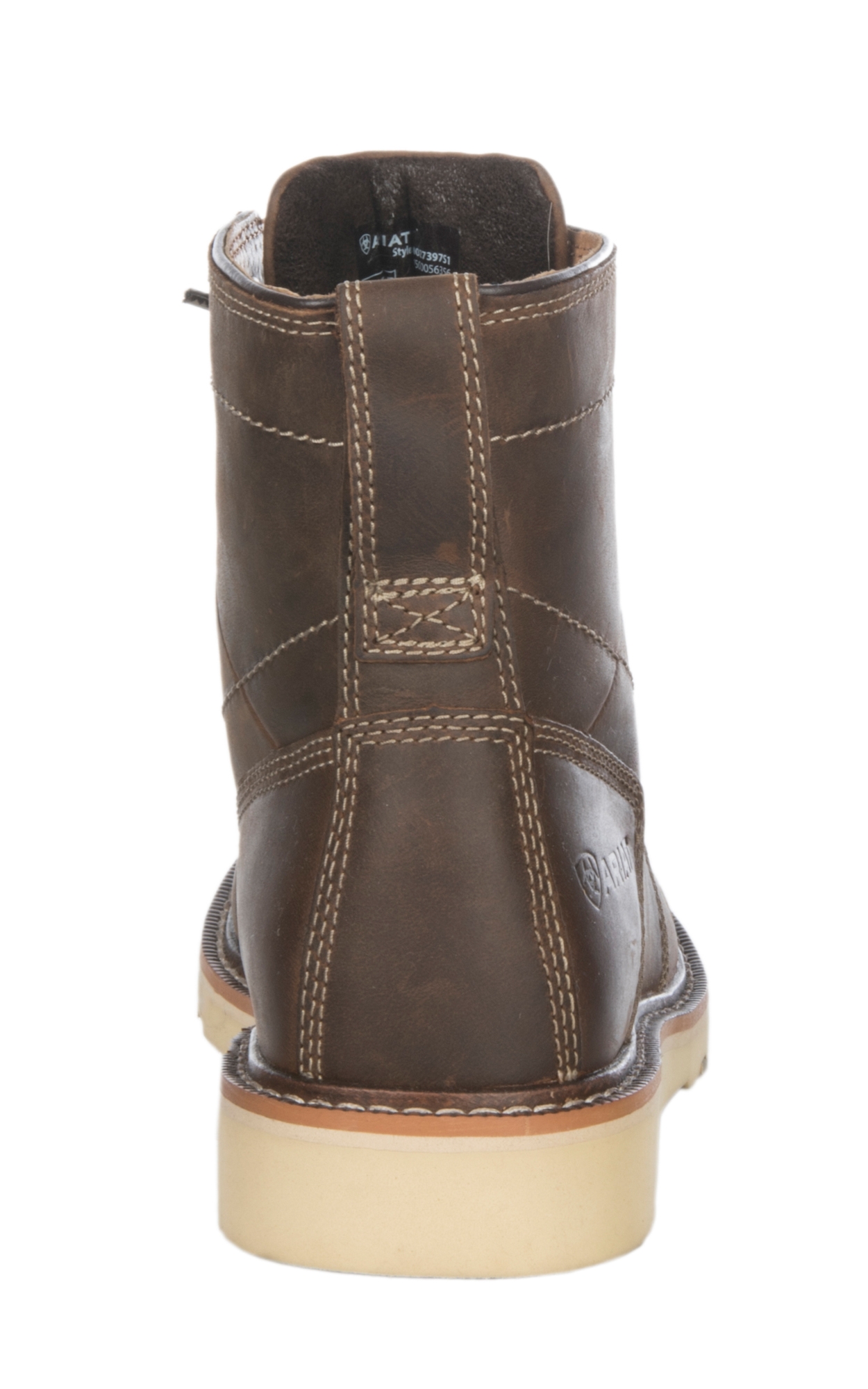 Ariat Men's Distressed Brown Recon Lace Boot - Image 1