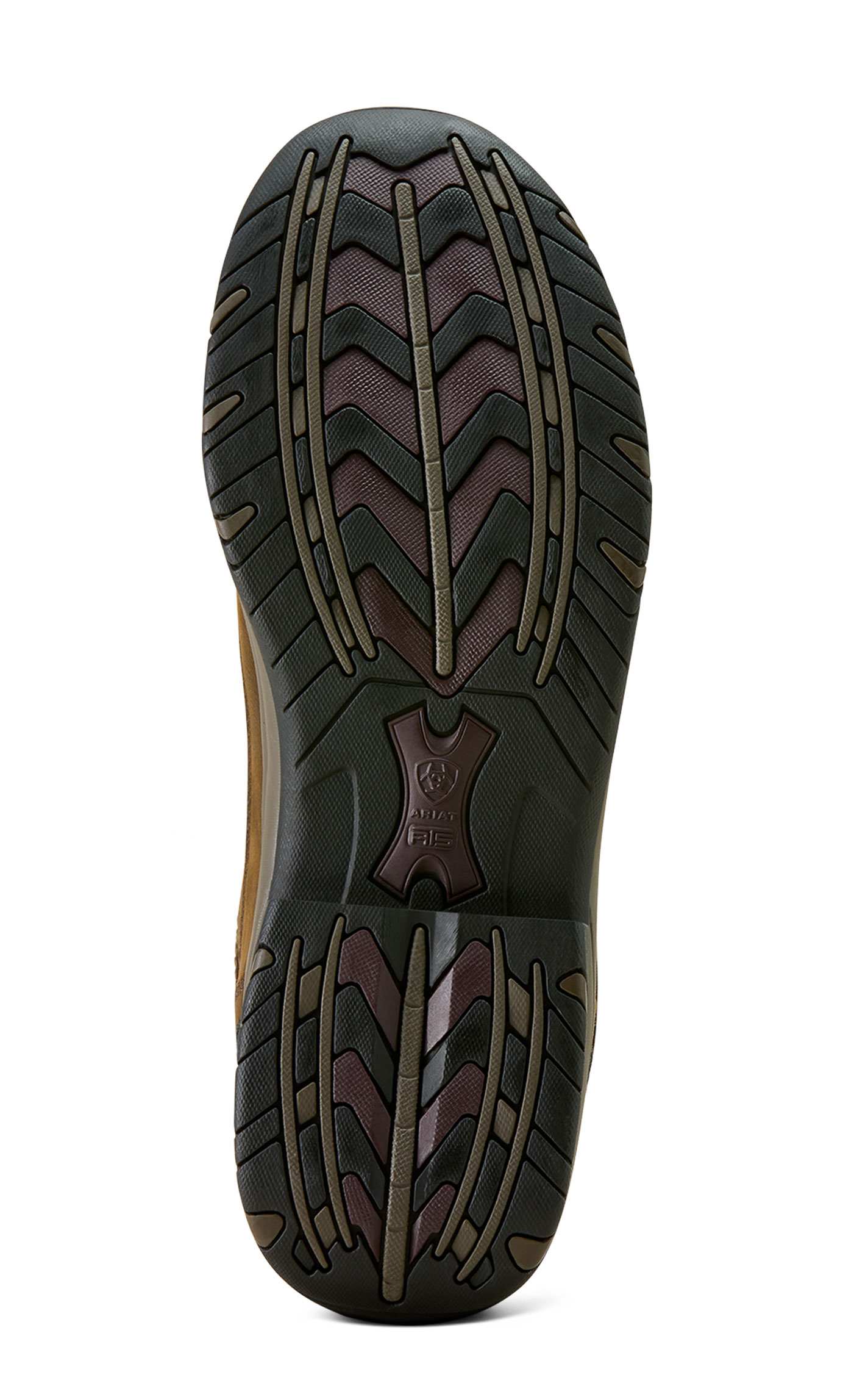 Ariat Men's Dark Coffee & Camo Terrain H2O Round Toe Boots - Image 1