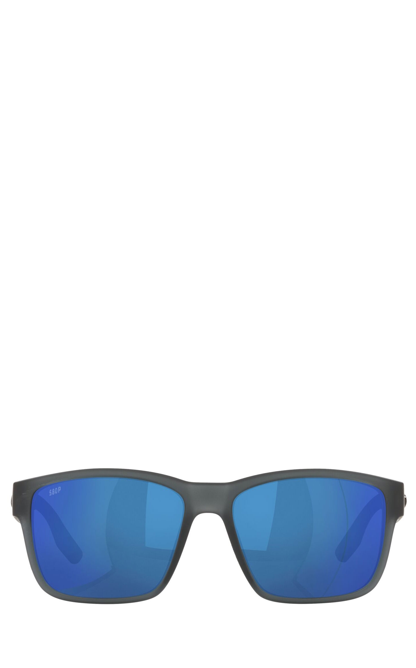 Costa Paunch Matte Smoke Crystal with Blue Mirror Polarized Polycarbonate Lenses Sunglasses - Image 1