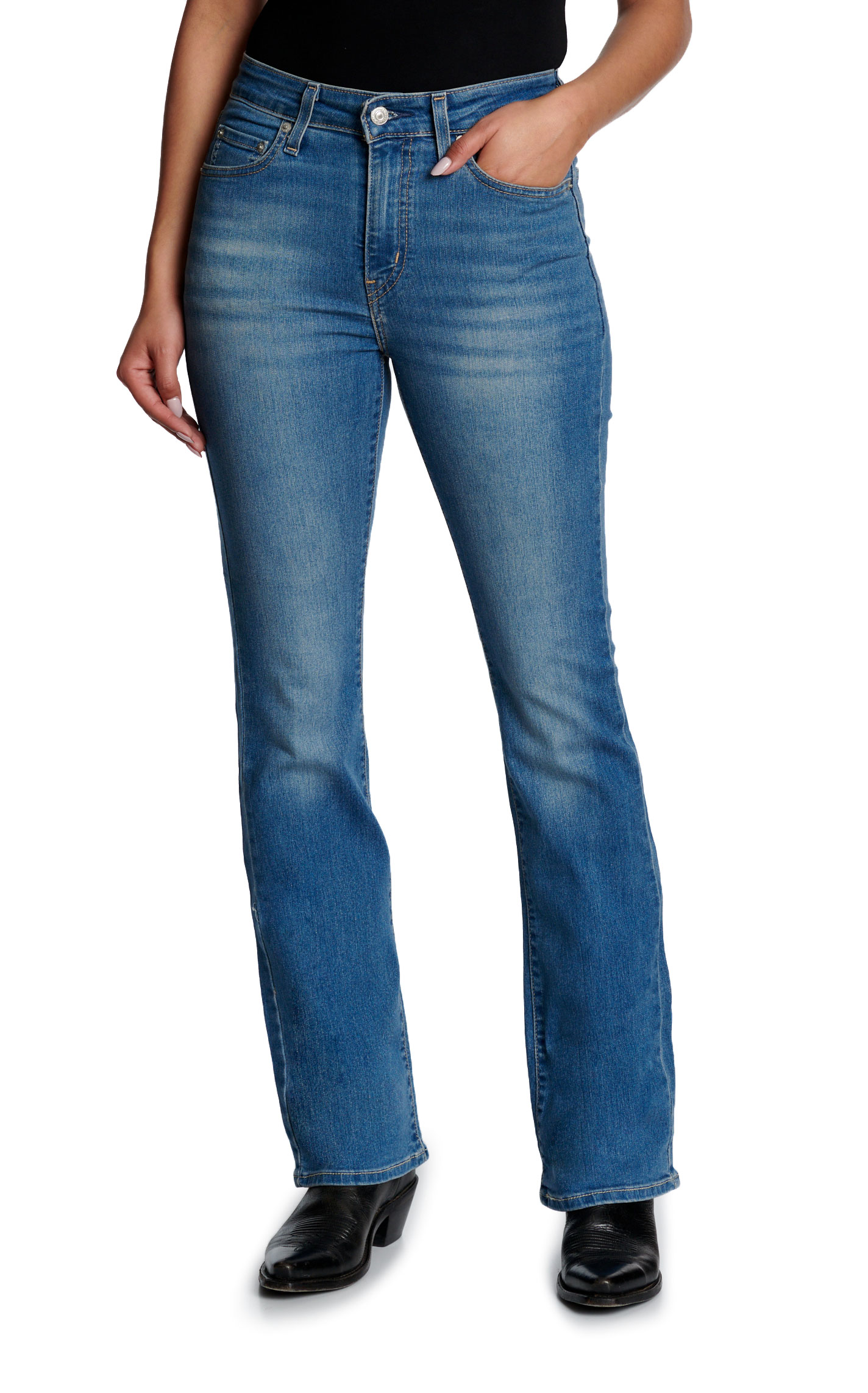 Levi's Women's 725 Eternal Indigo High Rise Bootcut Jeans - Image 1