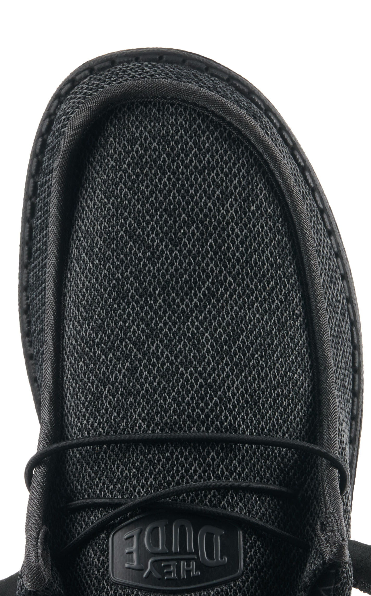 Hey Dude Men's Wally Sox Micro Black Lace Up Casual Shoes - Image 1