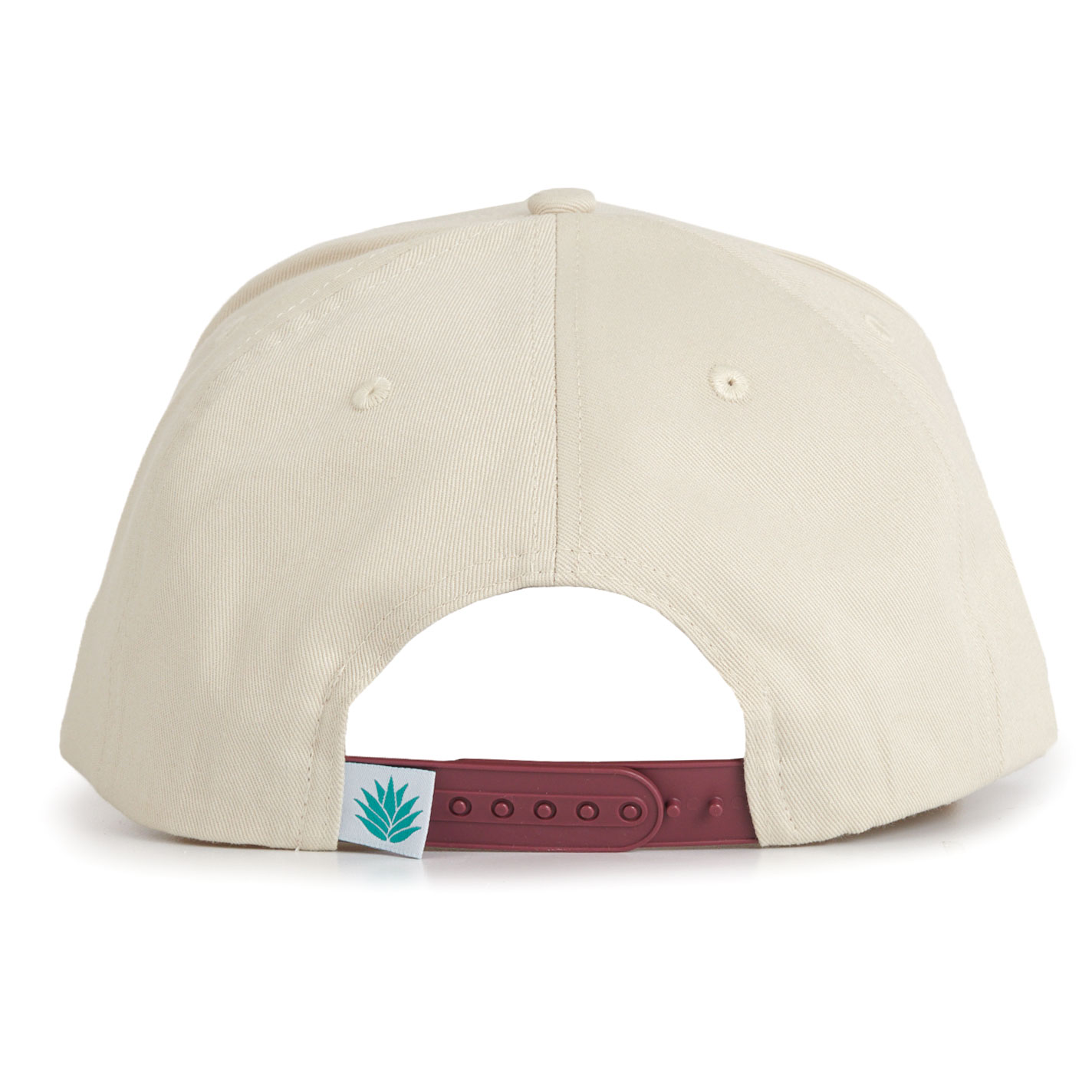 Sendero Provisions Co Buena Suerte Cream & Maroon Curved Bill Cap - Image 1