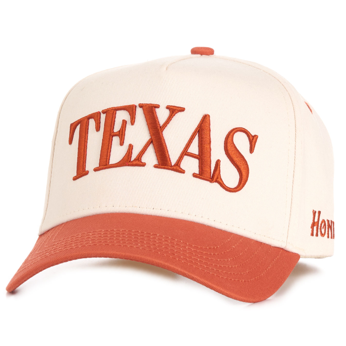 Hondo Orange & Bone Texas Embroidered Logo Cap - Image 1