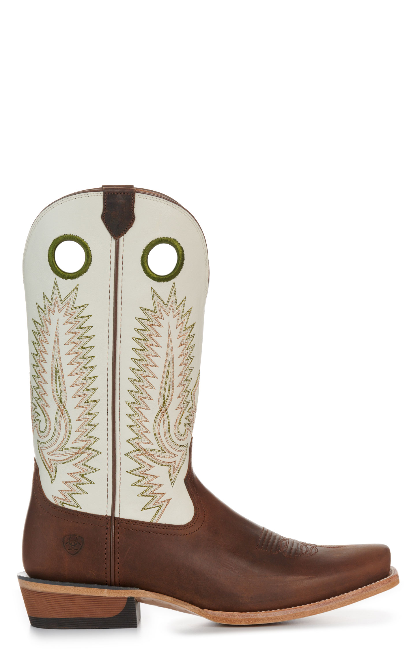 Ariat Men's Hickory & Crema TekStep Narrow Cutter Toe Cowboy Boots - Image 1