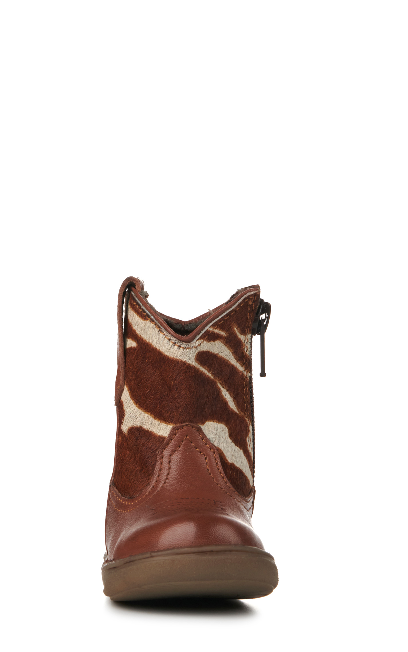 Roper Infant Brown and Cow Print Round Toe Cowboy Boots - Image 1