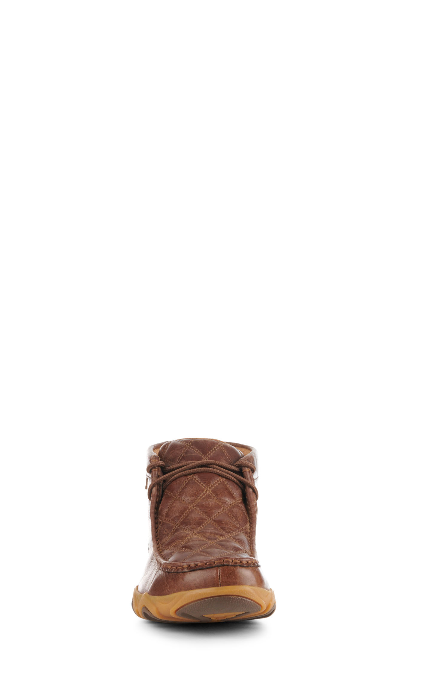 Twisted X Men's Cognac Brown Quilted Driving Moc Casual Shoes - Image 1