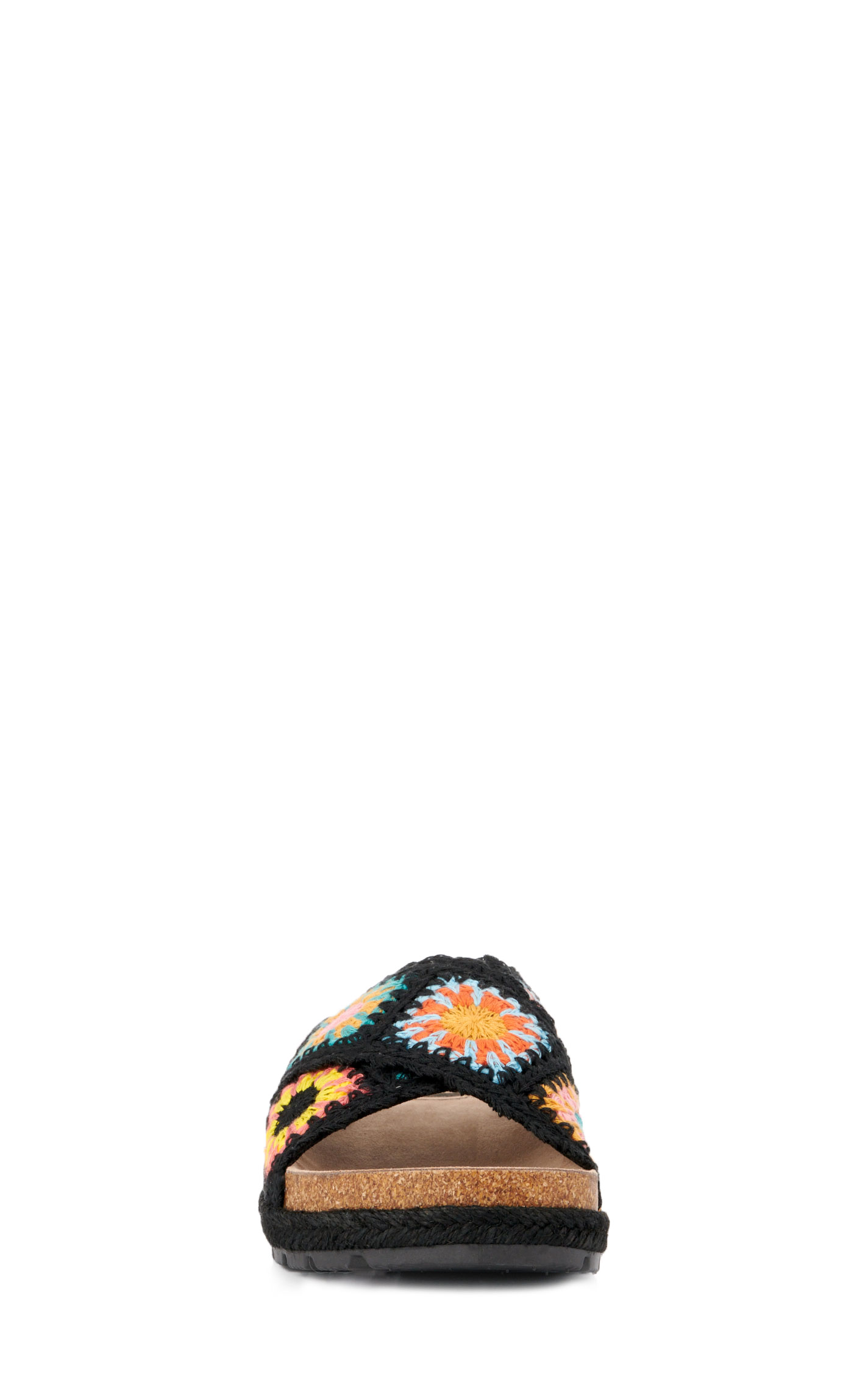 Dirty Laundry by Chinese Laundry Women's Tacoma Black Crochet Slide Sandals - Image 1