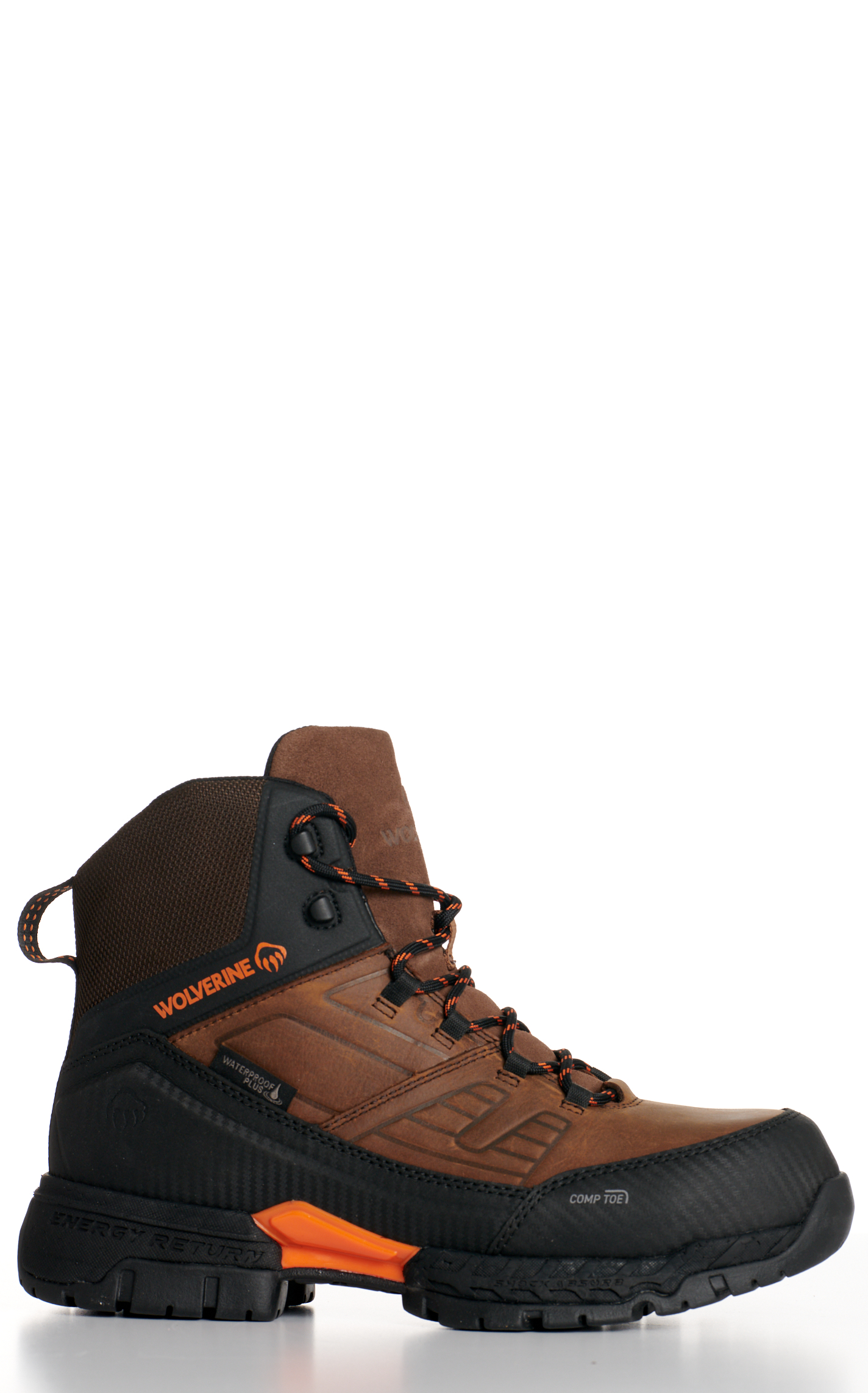 Wolverine Men's Surge LX Brown CarbonMax Round Composite Toe Work Boot - Image 3