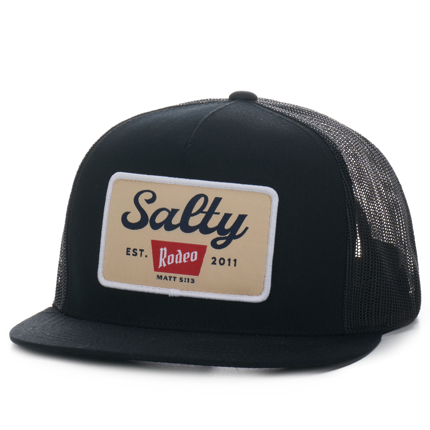 Salty Rodeo Black with OG Patch Cap - Image 1