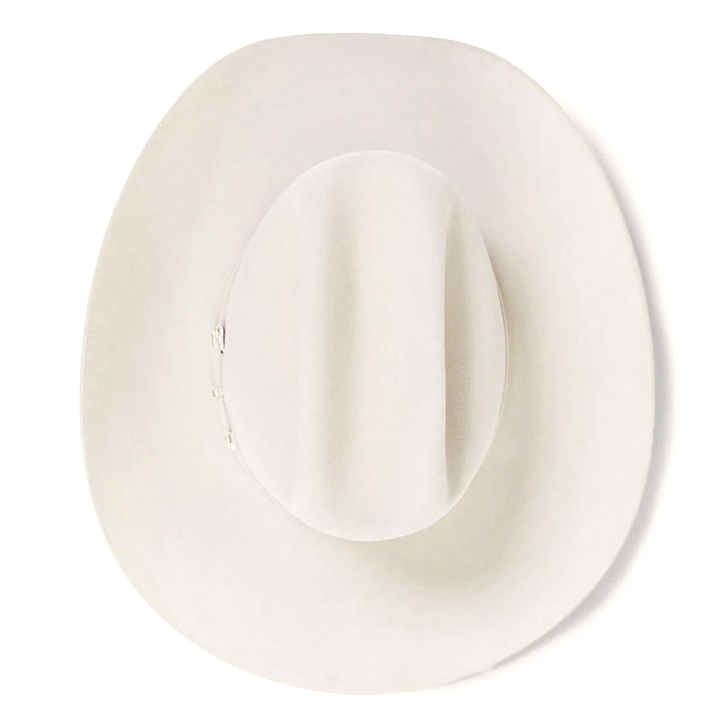 Stetson El Patron 30X Silverbelly Felt Cattleman's Crown Cowboy Hat - Image 1