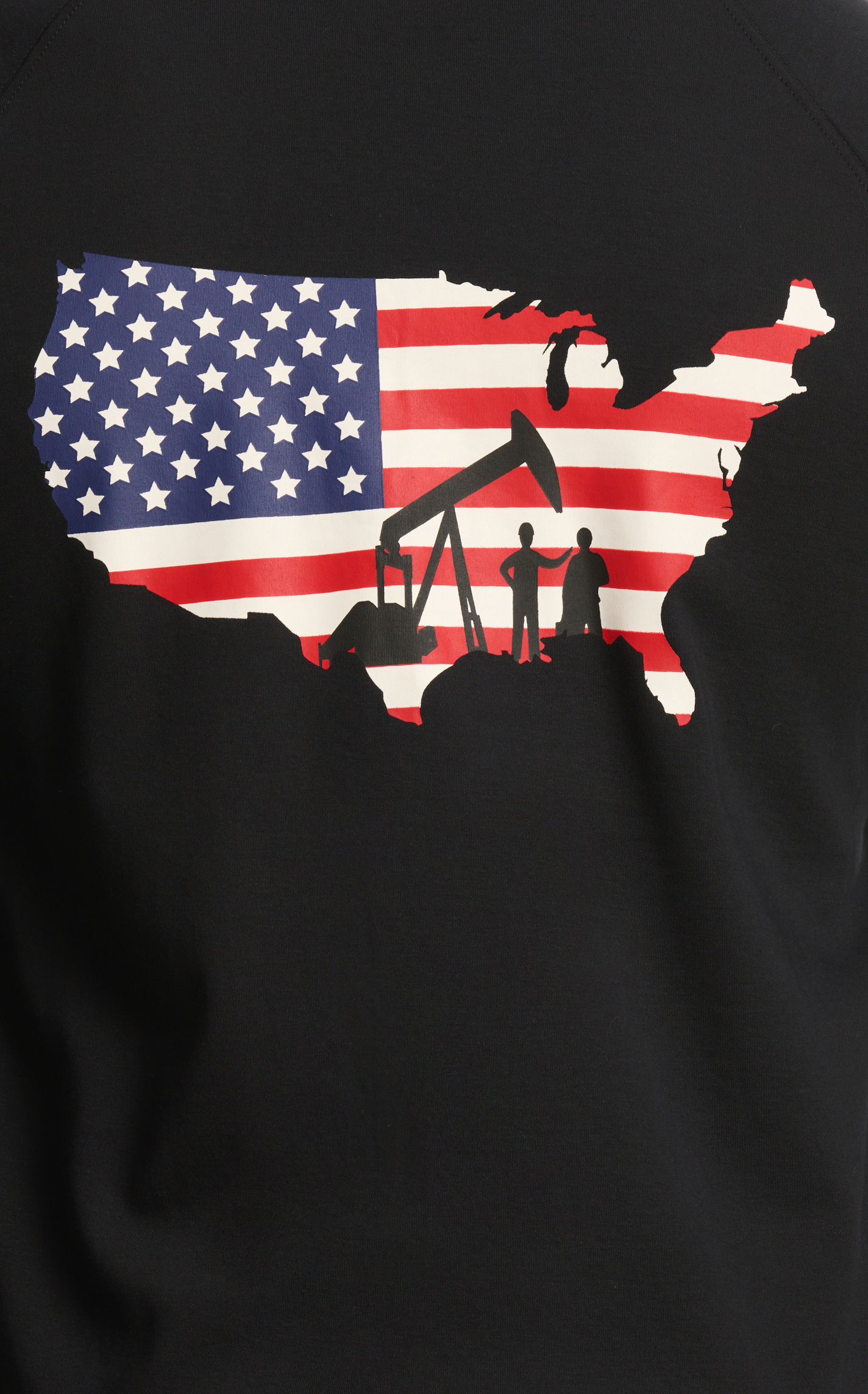 Forge Men's Black American Flag Rig FR T-Shirt - Image 2