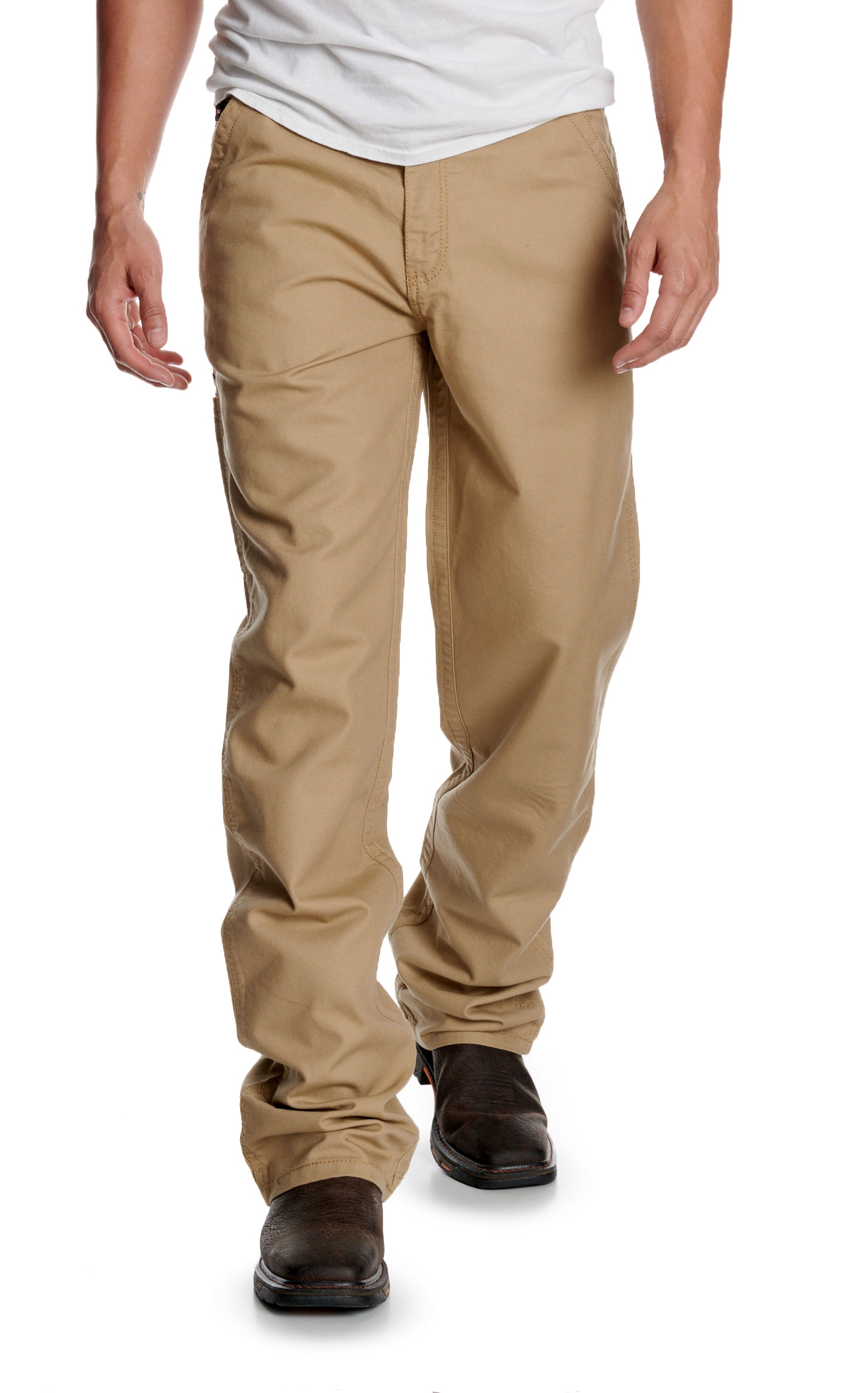 Forge Men's Khaki FR Utility Pants - Image 4