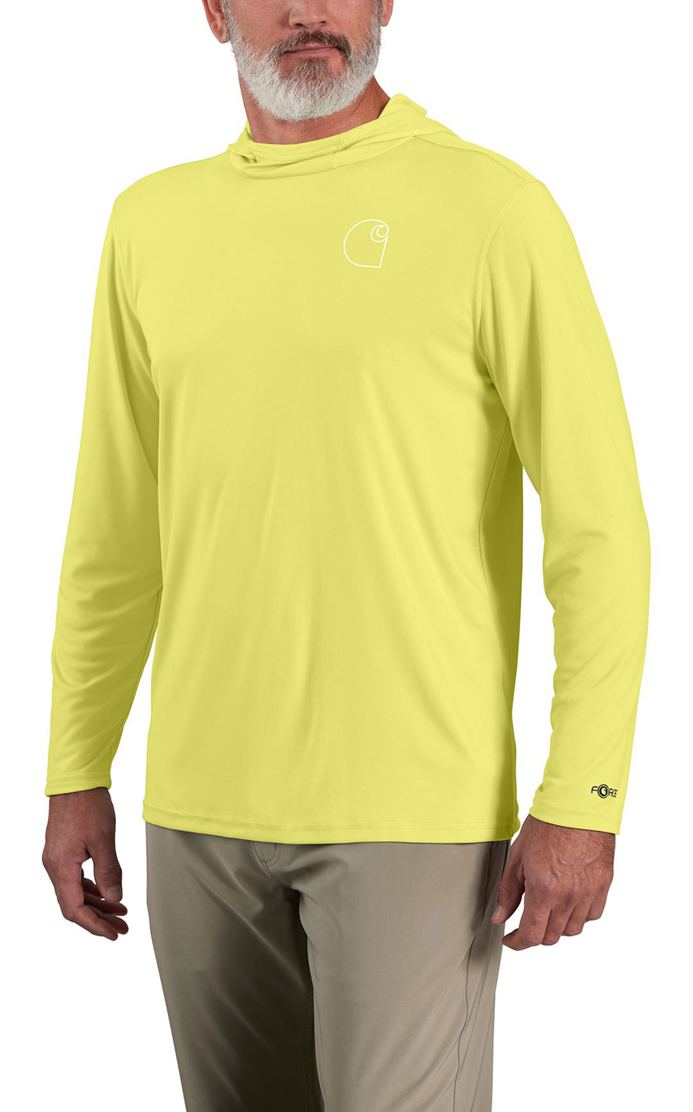 Carhartt Men's Force Sun Defender Citrus Work Hoodie - Image 2