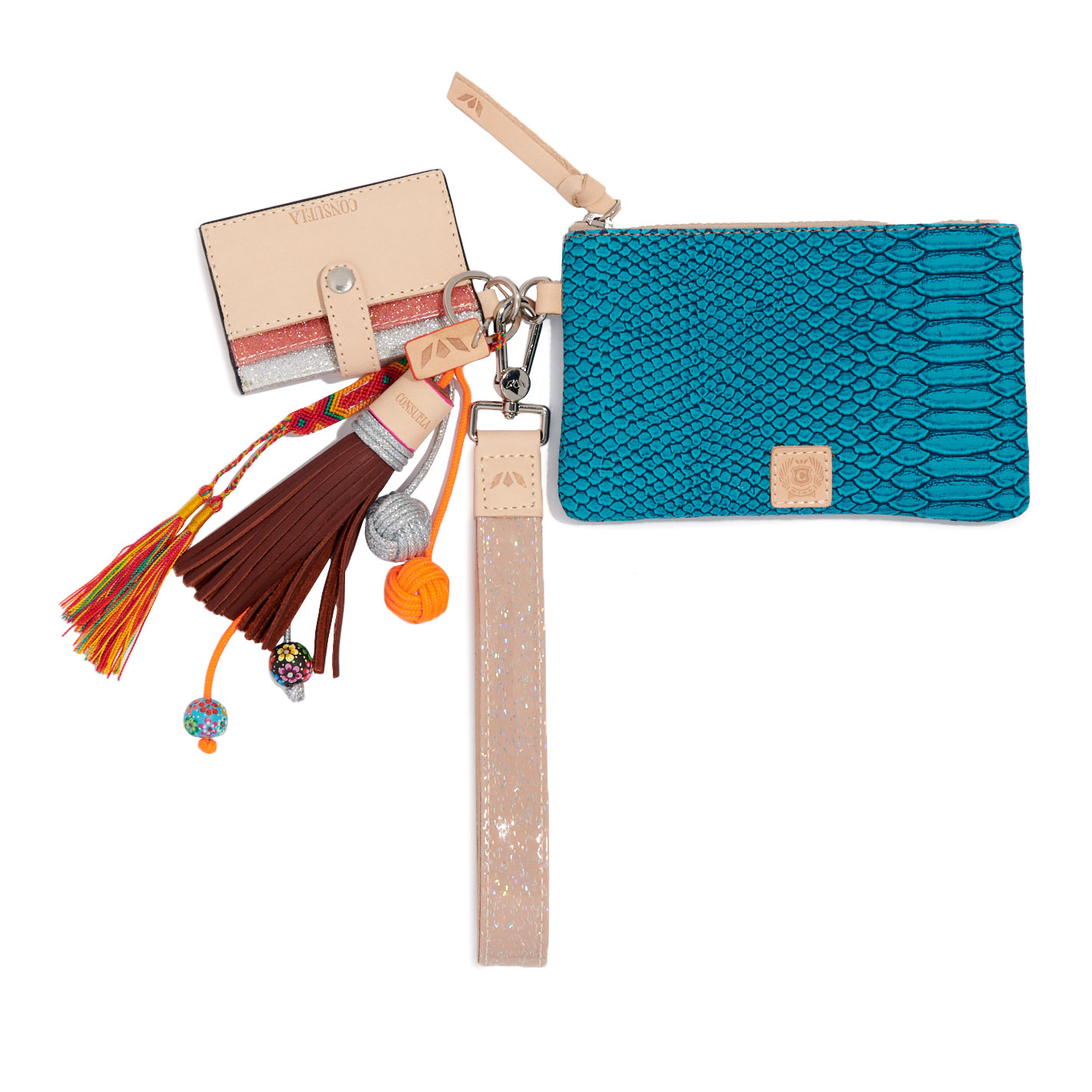 Consuela Indy Combi Turquoise Wristlet Wallet Set - Image 1